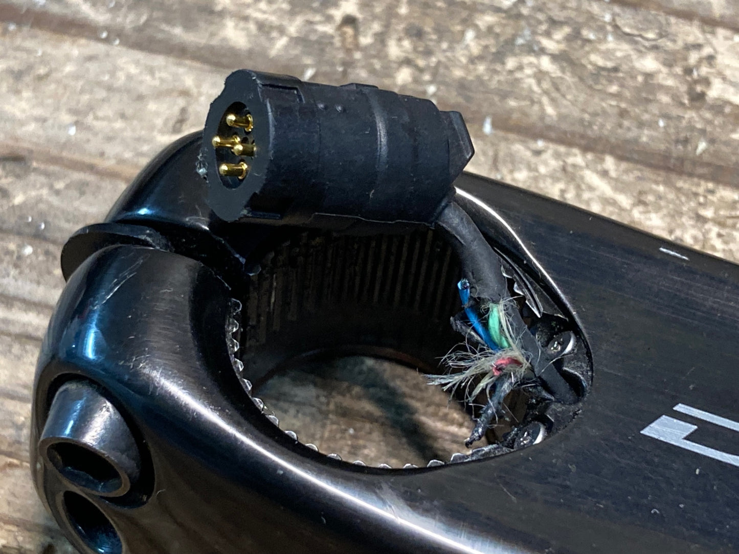 IP816 シマノ SHIMANO デュラエース DURA-ACE FC-R9200-P パワーメーター クランクアームのみ 175mm 12S ※左アーム断線のためジャンク