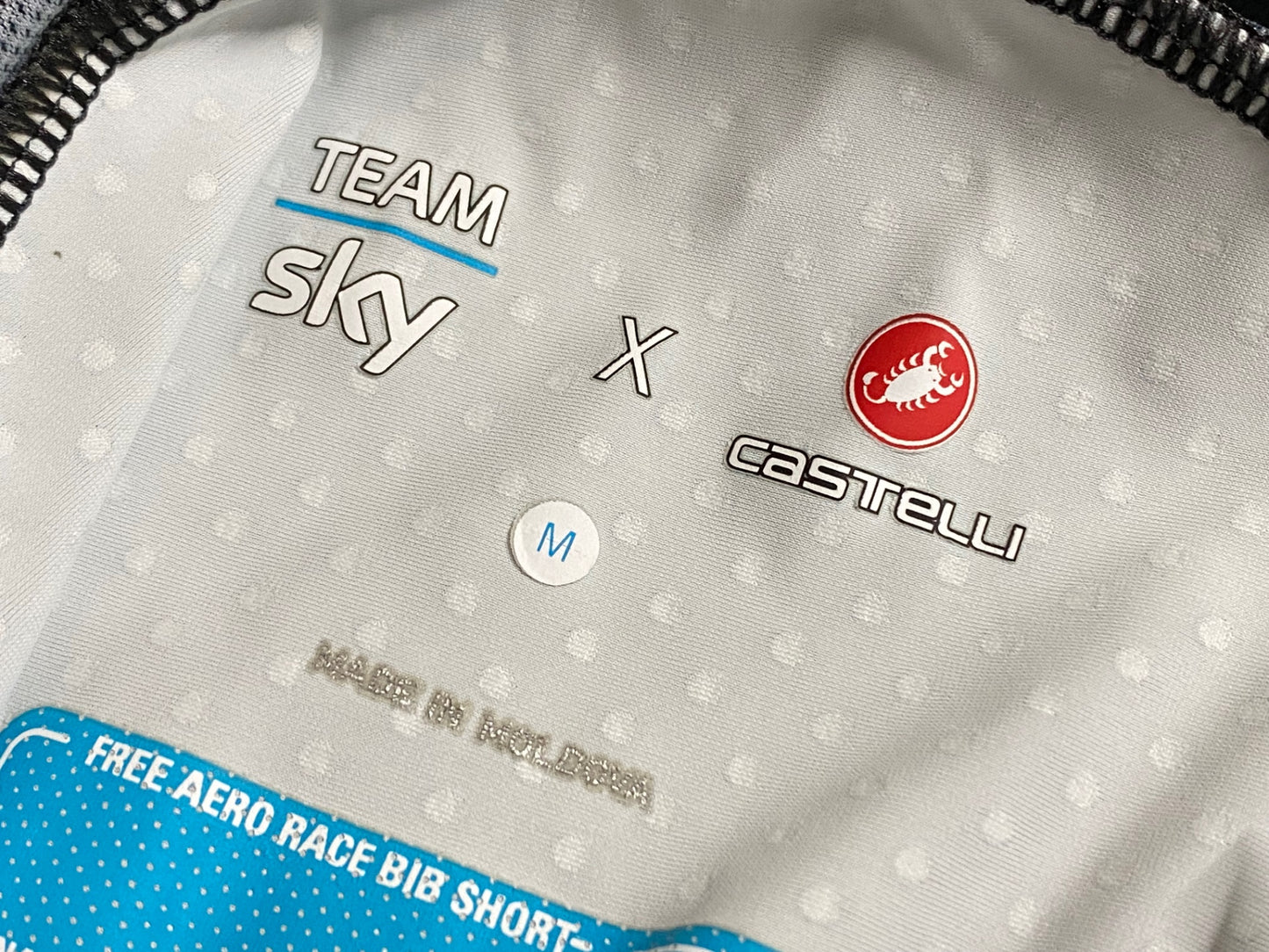 IK069 カステリ CASTELLI ビブショーツ TEAM SKY 黒 M