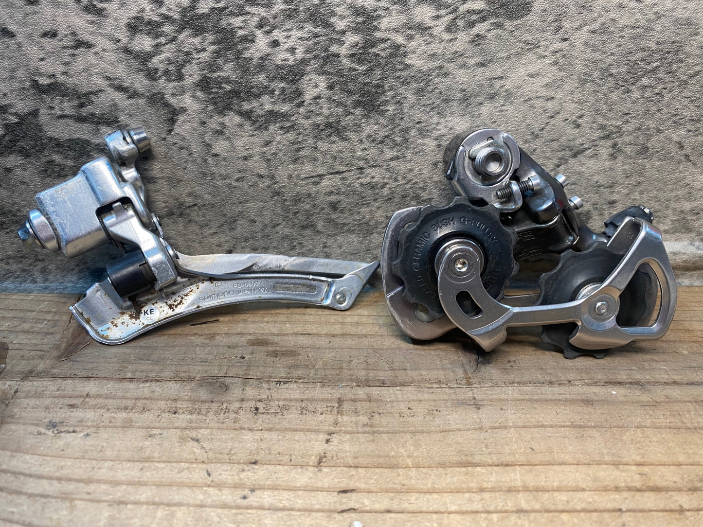 IT377 シマノ SHIMANO アルテグラ ULTEGRA RD-6600 FD-6600 ディレイラー前後セット 2x10S