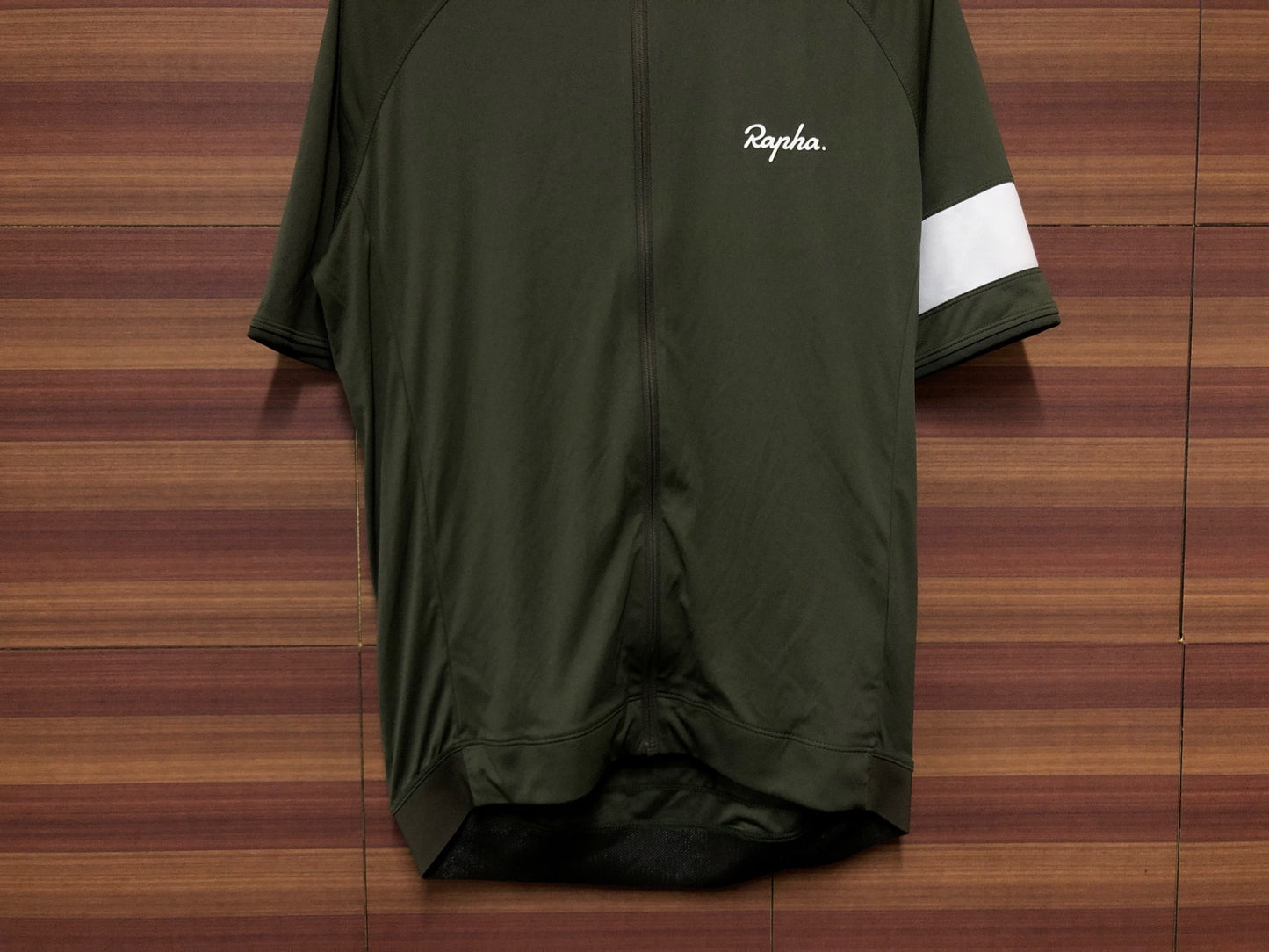 IF895 ラファ Rapha CORE JERSEY 半袖 サイクルジャージ 緑 L