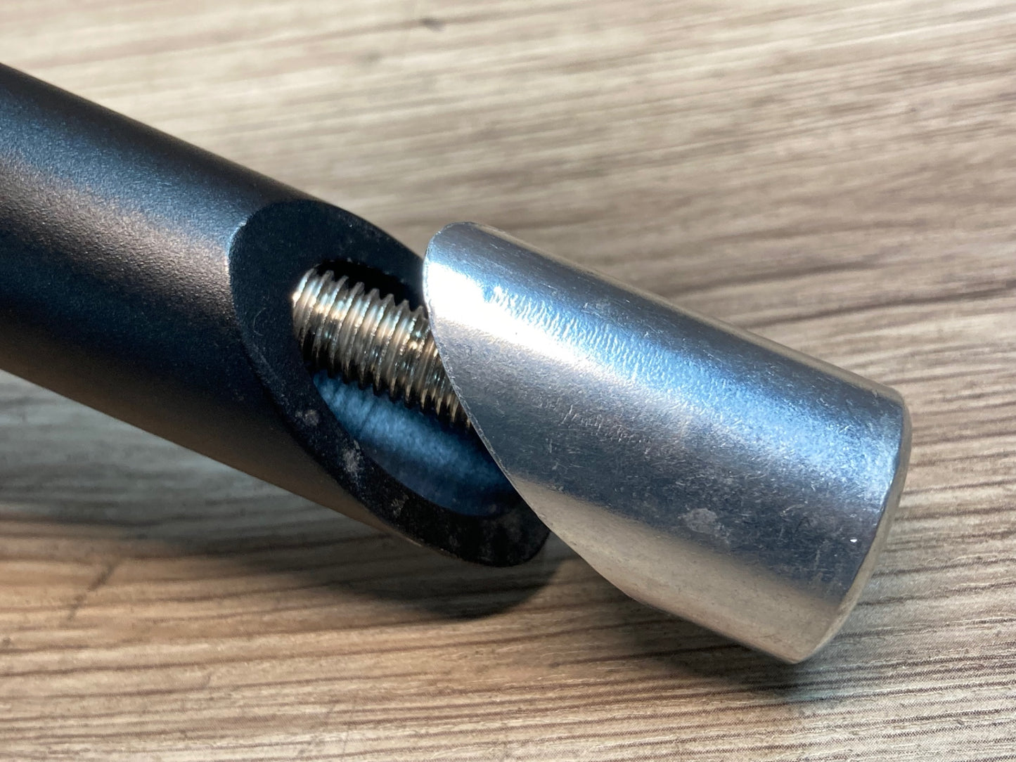 IS091 チネリ Cinelli FROG スレッドステム 黒 シルバー 120mm Φ26.0 Φ22.2