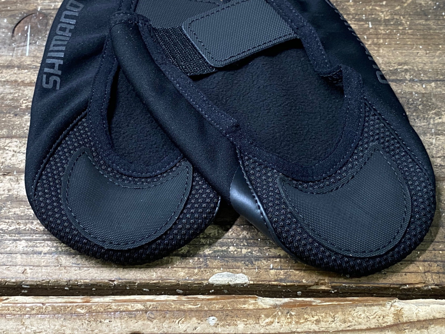IX221 シマノ SHIMANO トゥーカバー 黒 XL 裏起毛