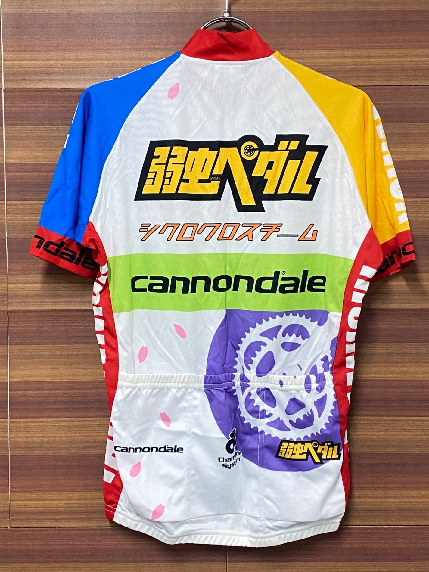 IR692 チャンピオンシステム Champion System 半袖 サイクルジャージ 白 S 弱虫ペダル