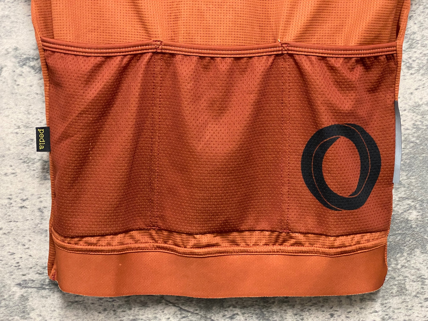 JB495 ペドラ Pedla 半袖 サイクルジャージ 茶 XS