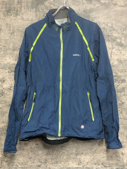 IX203 シマノ SHIMANO 長袖 ウィンドブレーカー 紺 XL WIND STOPPER