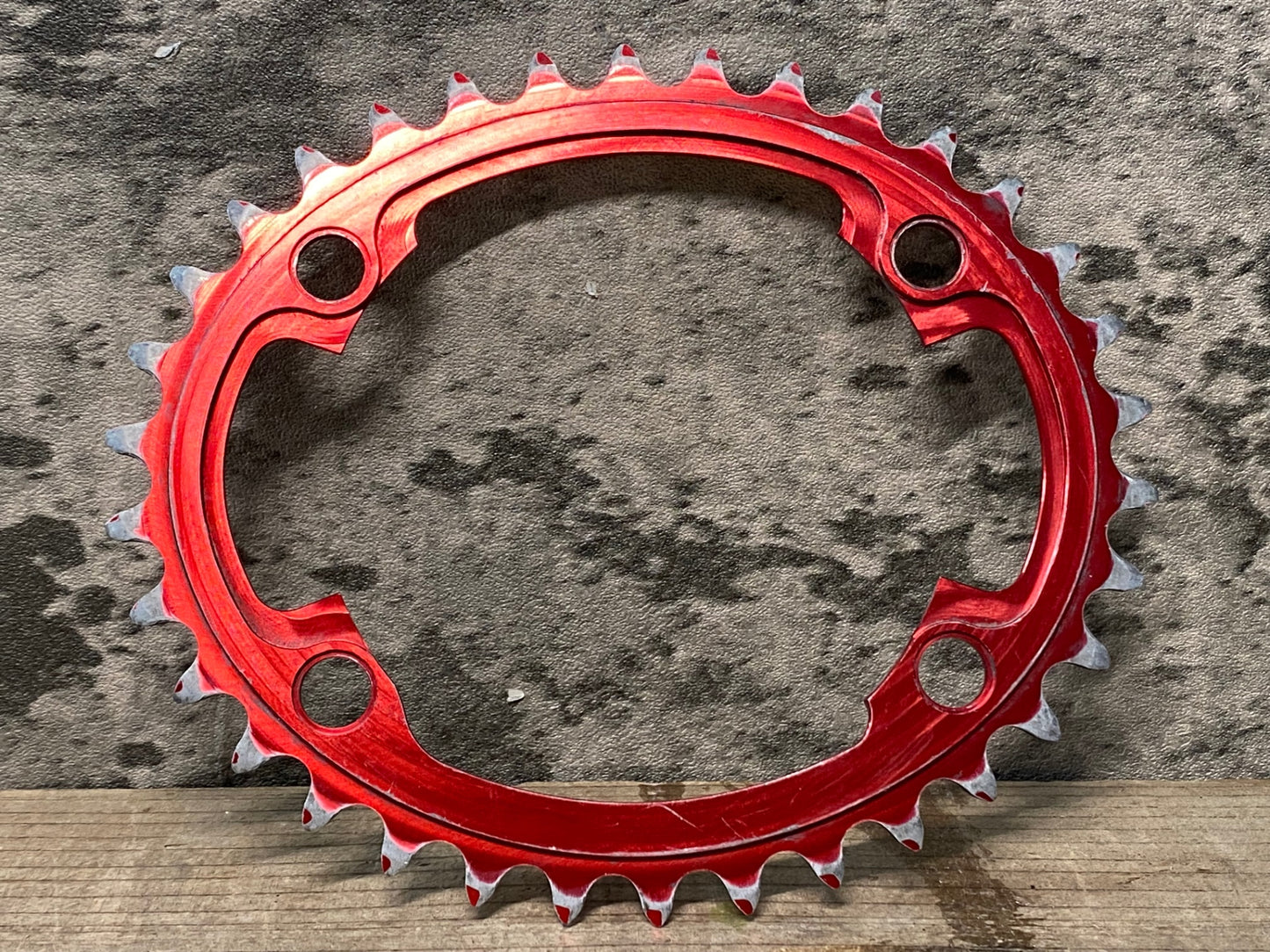 IX490 スミス SMITH バロックギア Baroque Gear インナー チェーンリング 赤 34T シマノ対応 PCD110 4H