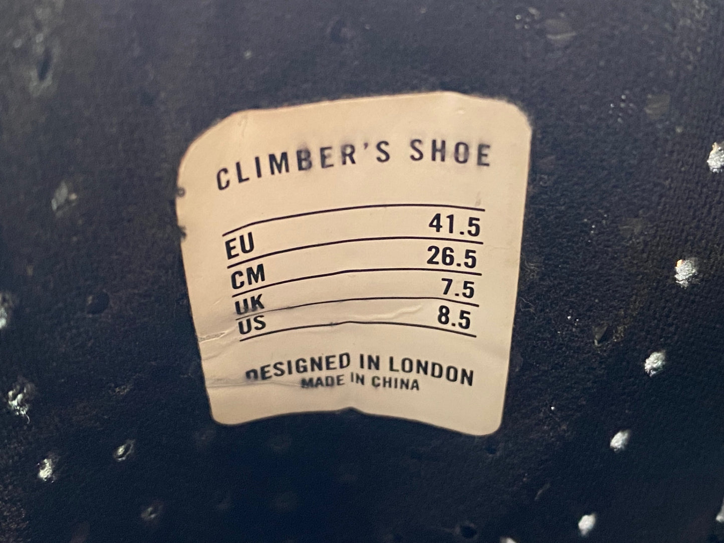 IY659 ラファ Rapha クライマーズ CLIMBERS SHOE ビンディングシューズ 41.5 黒