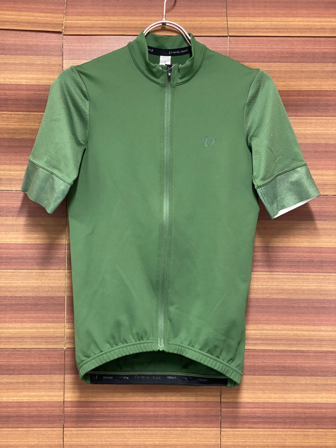 IV374 パールイズミ PEARL iZUMi 半袖 サイクルジャージ 緑 M