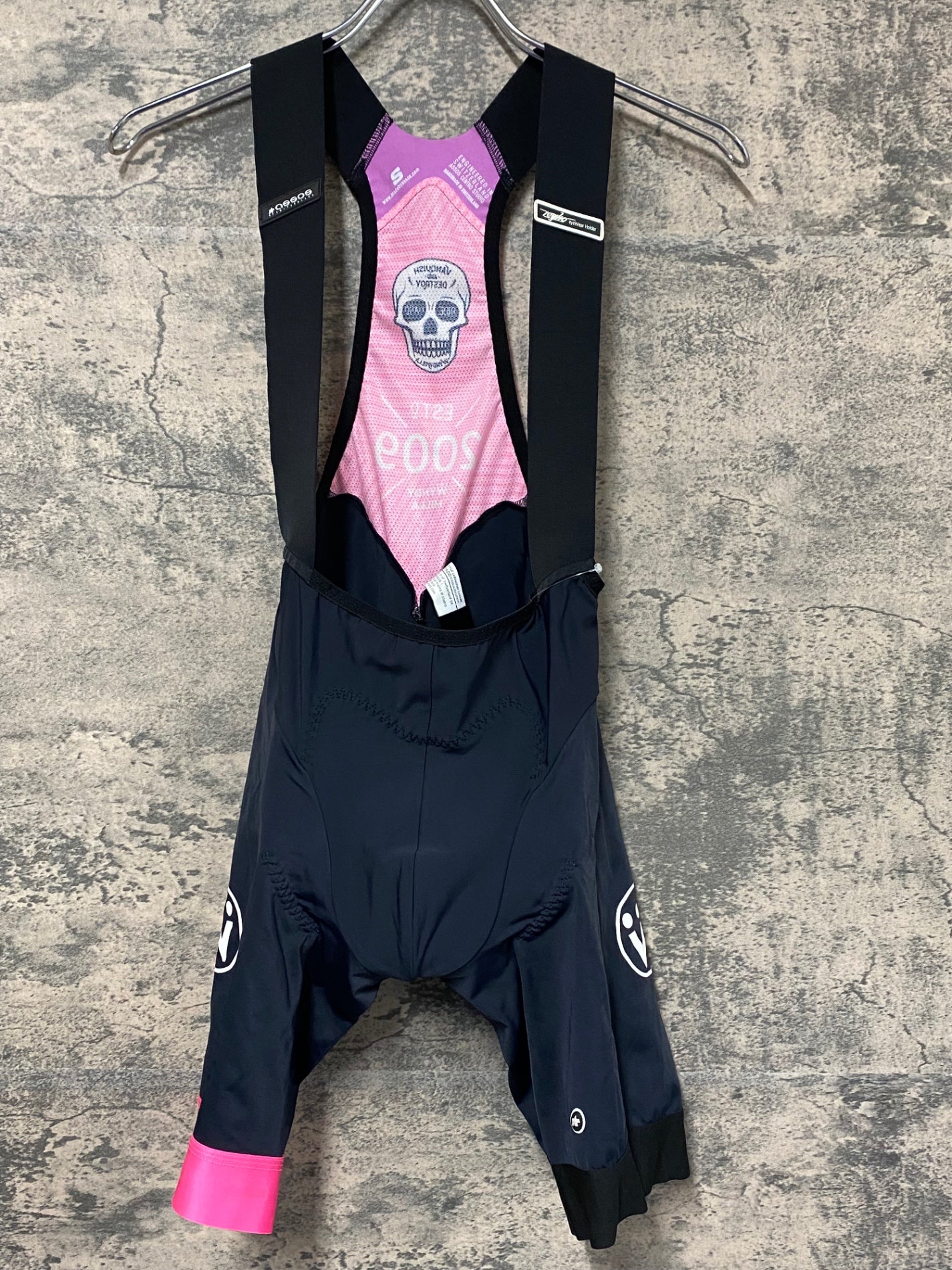 IZ197 アソス assos WYNDY WILLA ビブショーツ 黒ピンク S