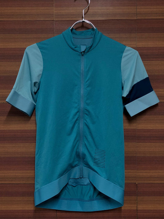 IN258 ラファ RAPHA WOMEN’S PRO TEAM TRAINING JERSEY 半袖 サイクルジャージ 水色 Sサイズ ※ポケットほつれ