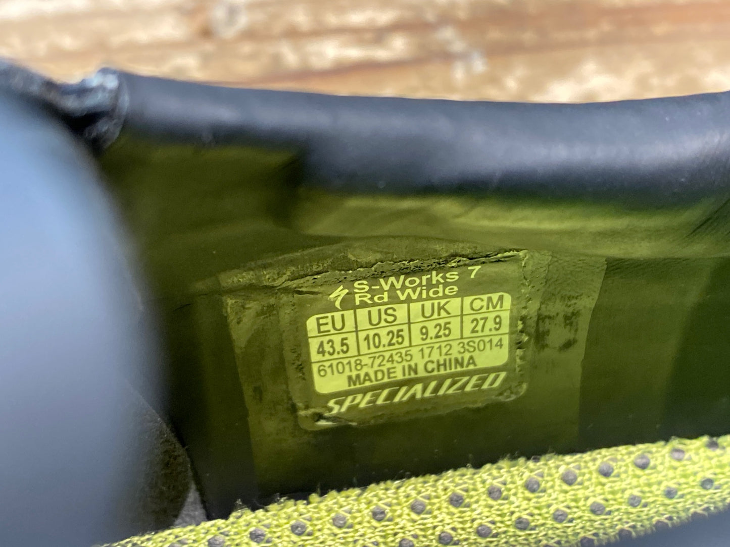 IY414 スペシャライズド SPECIALIZED エスワークス S-WORKS 7 RD ビンディングシューズ 黒 EU43.5