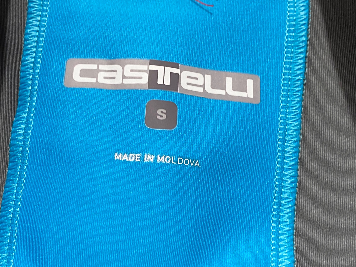 JA631 カステリ CASTELLI ROSSO CORSA Perfetto サイクルベスト ジレ 水色 S