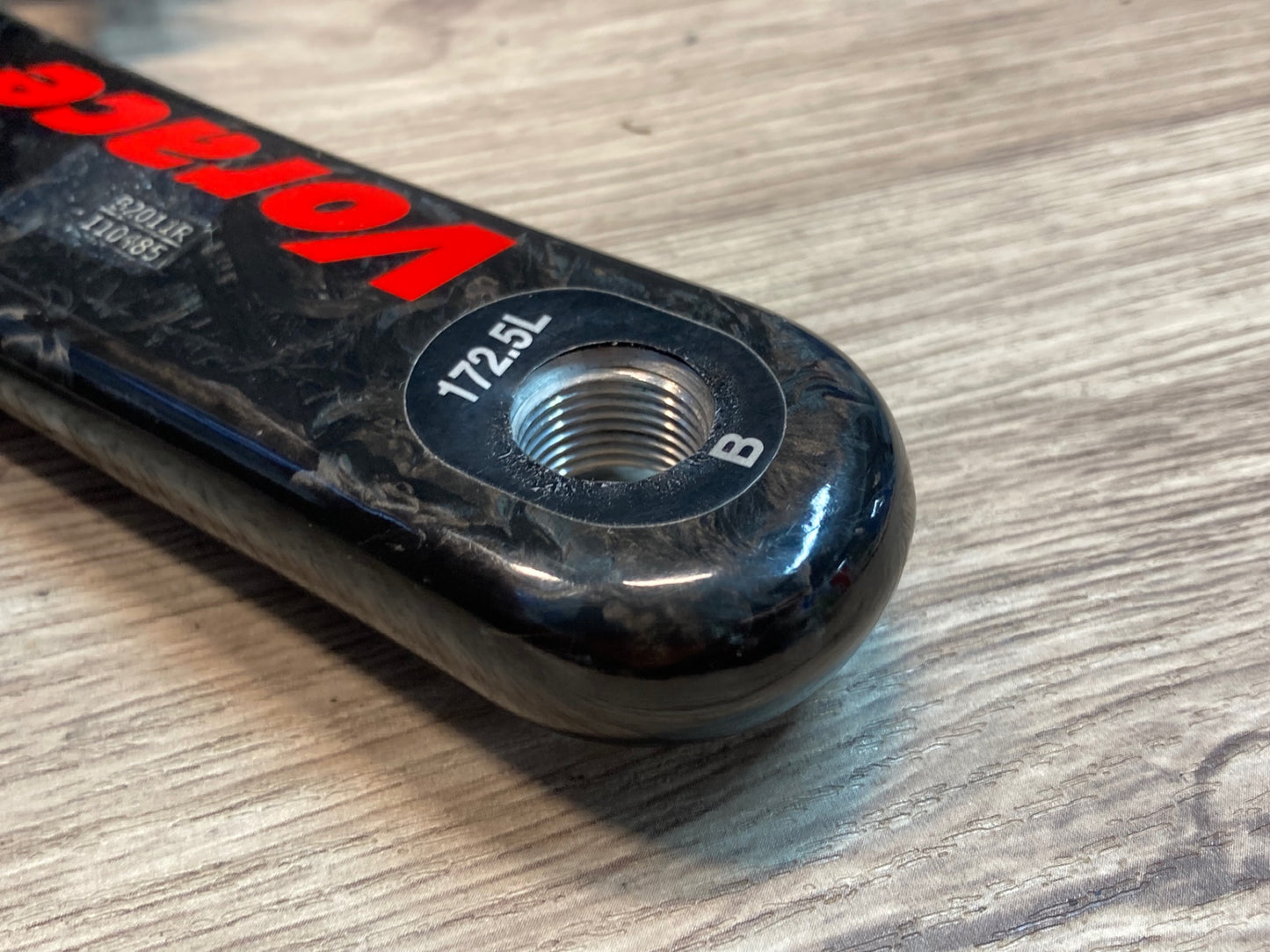 IX163 ストロングライト Stronglight Vorace Carbon クランクセット 172.5mm O.SYMETRIC チェーンリング 56/44T 楕円 BCD130