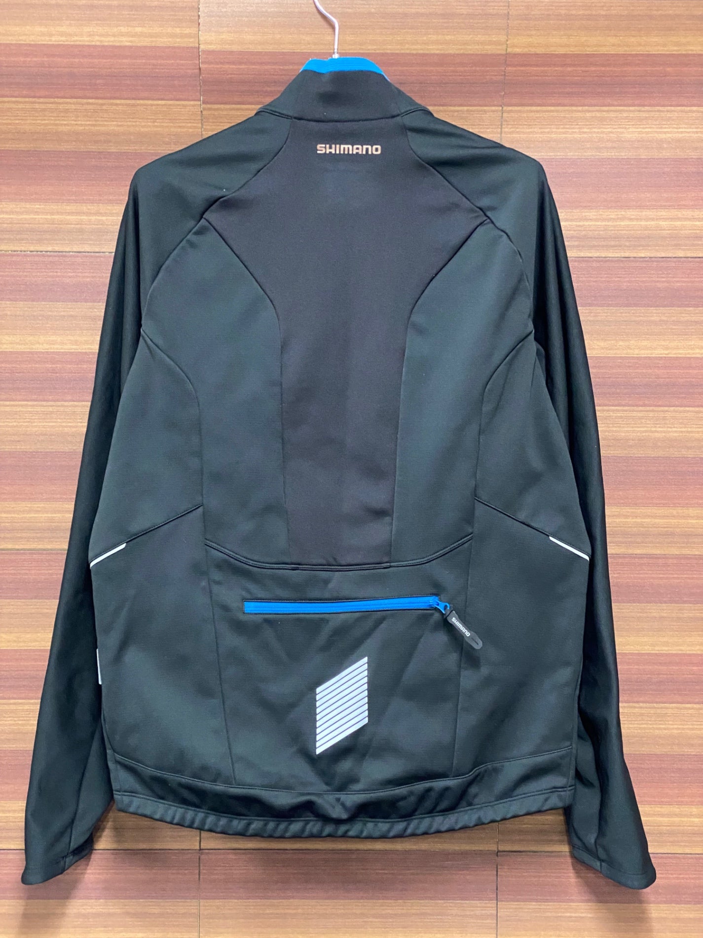 IT527 シマノ SHIMANO 長袖サイクルジャケット 黒 ASIA L 裏起毛