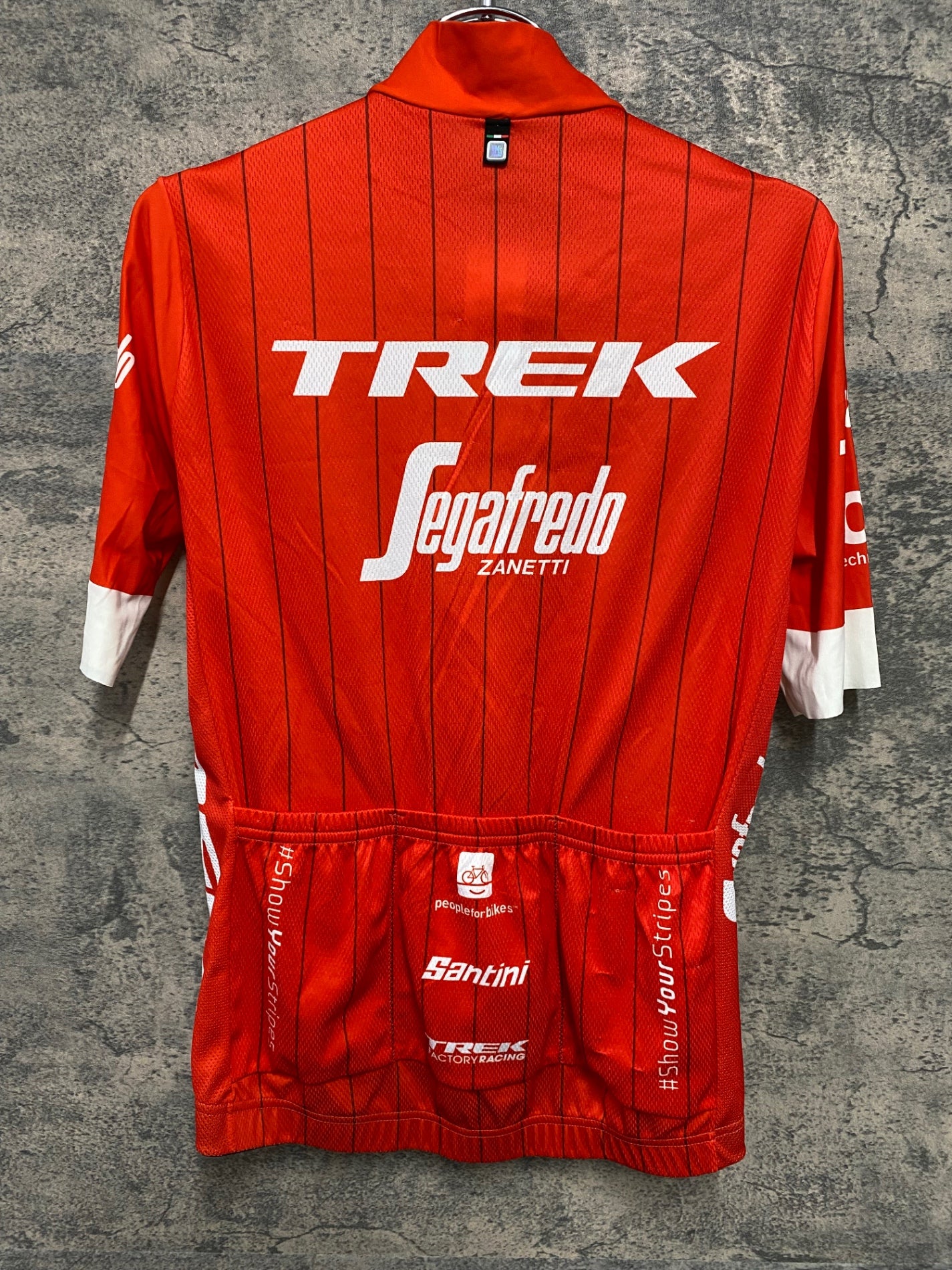 JB786 サンティーニ Santini 半袖 サイクルジャージ 赤 S