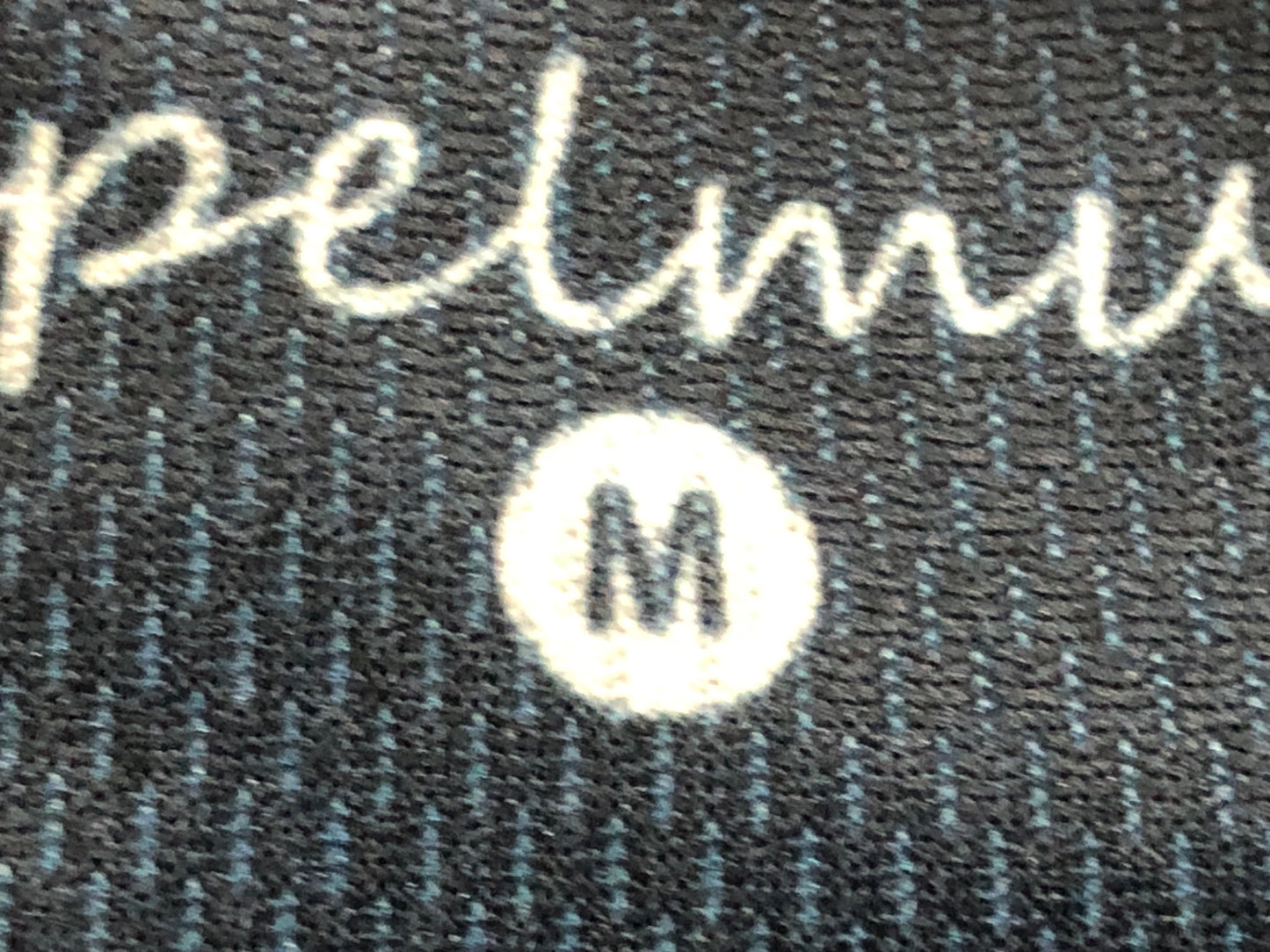 IQ743 カペルミュール KAPELMUUR 半袖 サイクルジャージ 紺 デニムカラー M