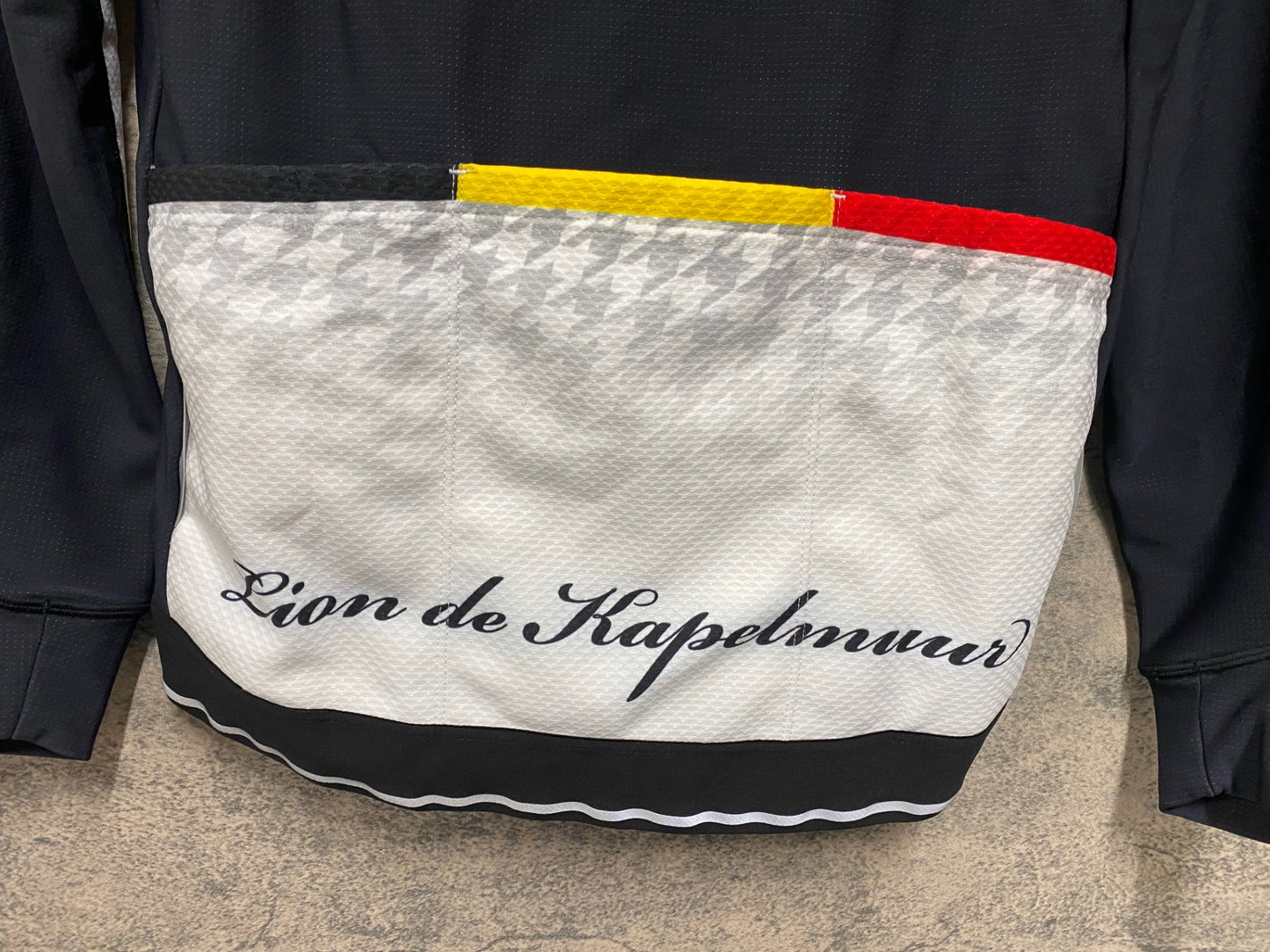 JB711 リオンドカペルミュール Lion de KAPELMUUR 長袖 サイクルジャケット 白 M 裏起毛