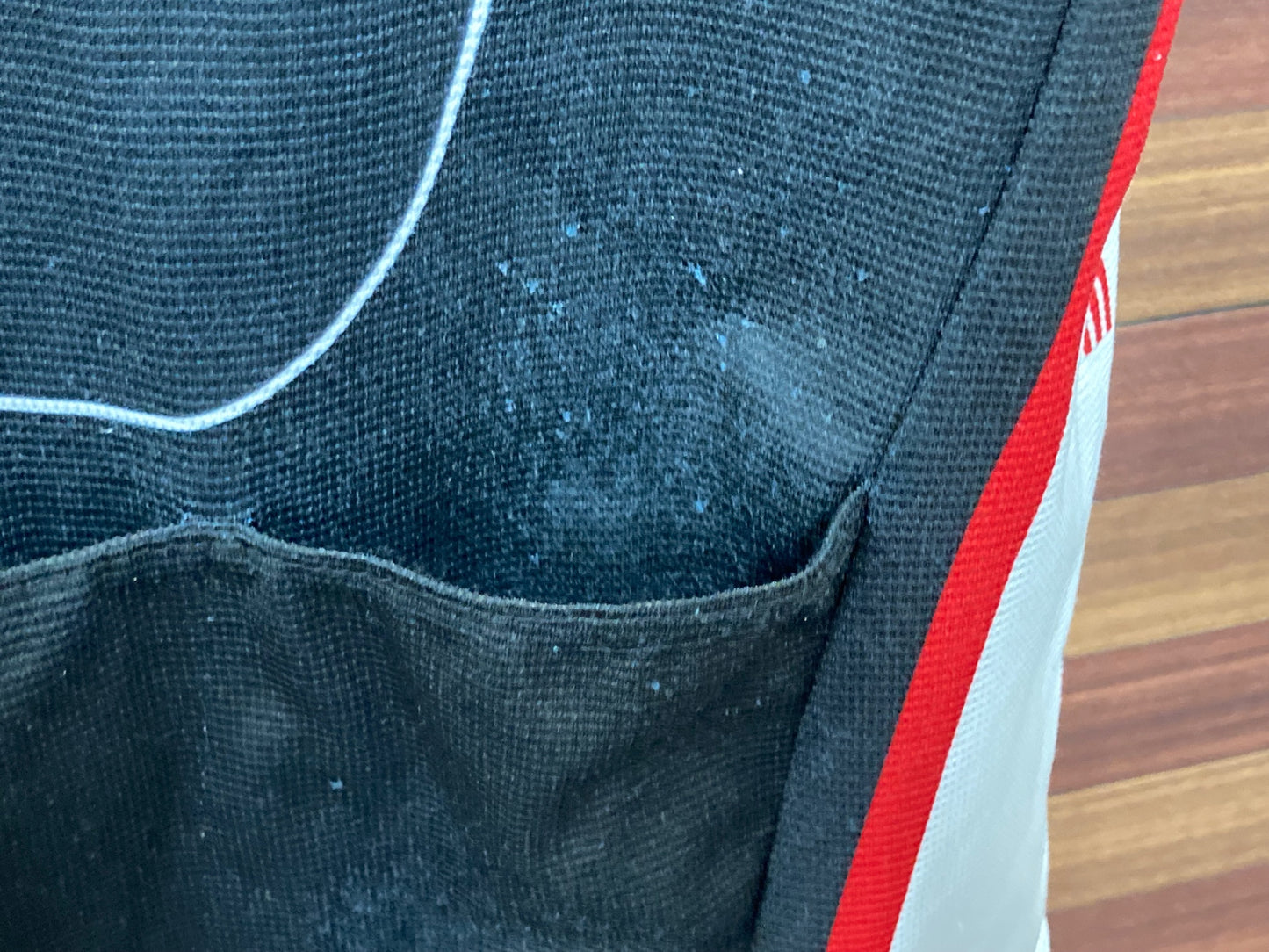 IO712 ナリーニ Nalini 半袖 サイクルジャージ 黒 白 グレー M ハーフジップ