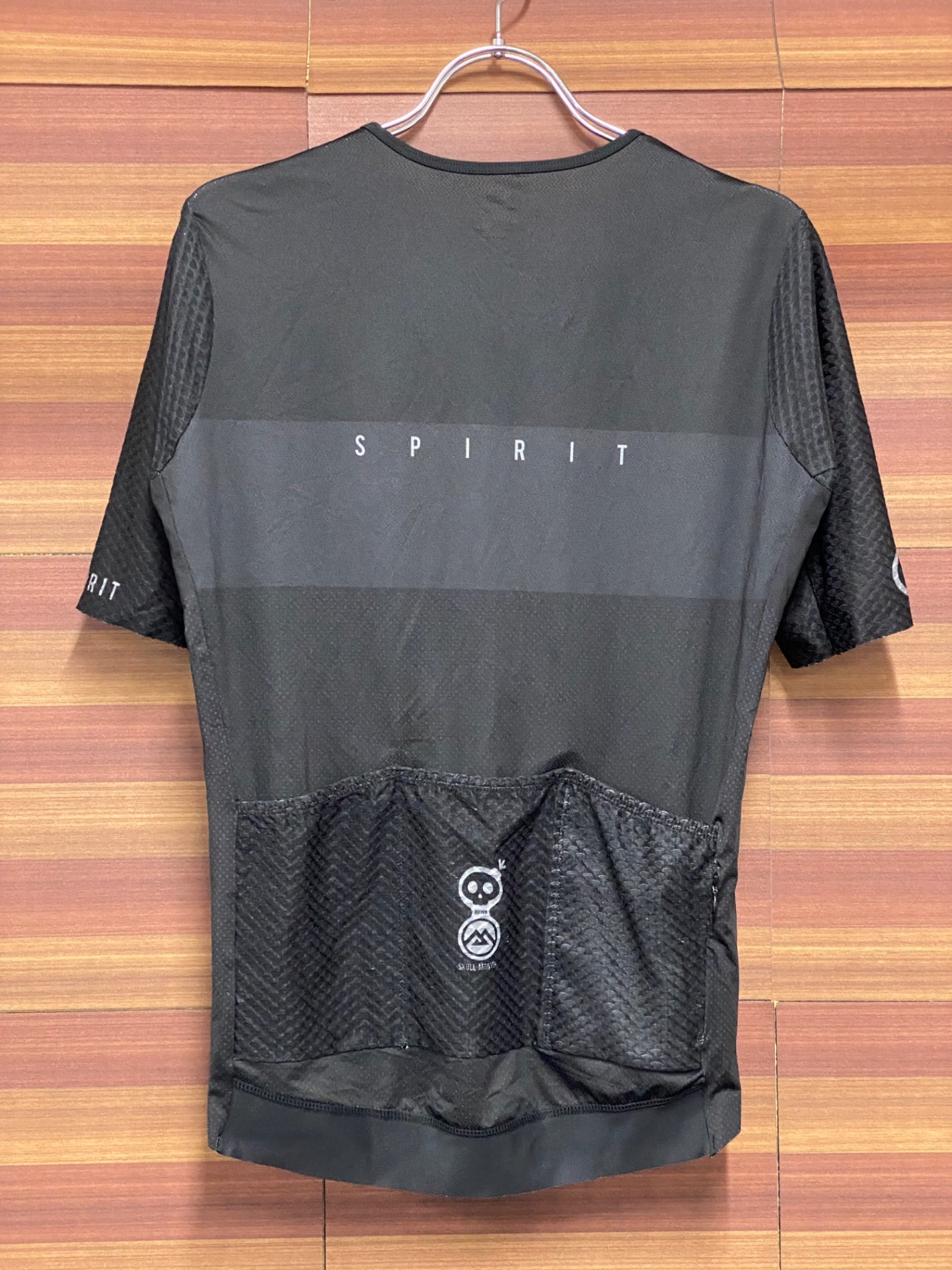 IT910 スカルモントン SKULL MONTON 半袖 サイクルジャージ 黒 M