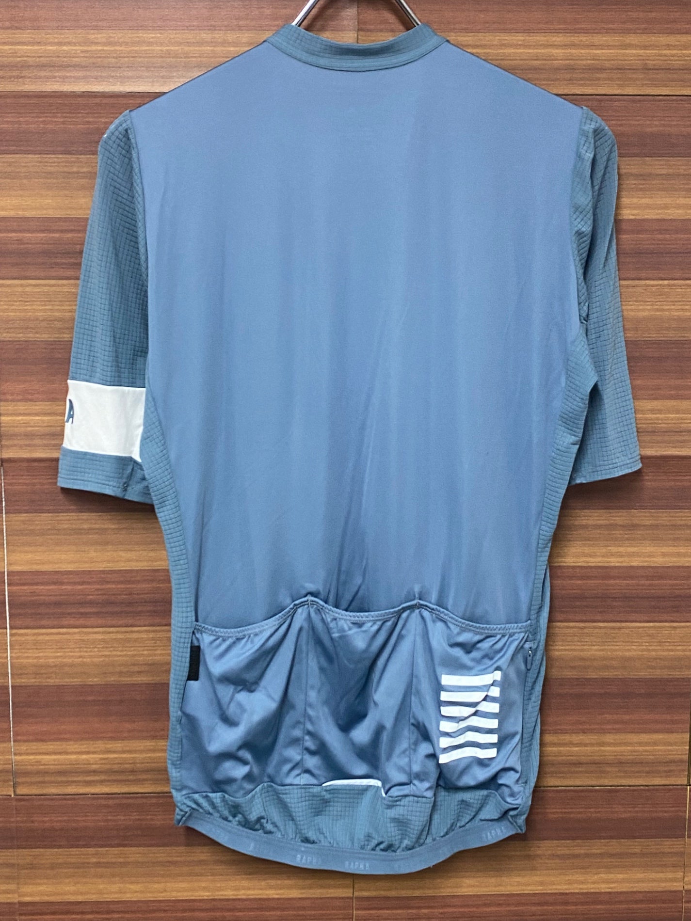 IN529 ラファ Rapha PRO TEAM FLYWEIGHT JERSEY Ⅱ 半袖 サイクルジャージ ブルーグレー M