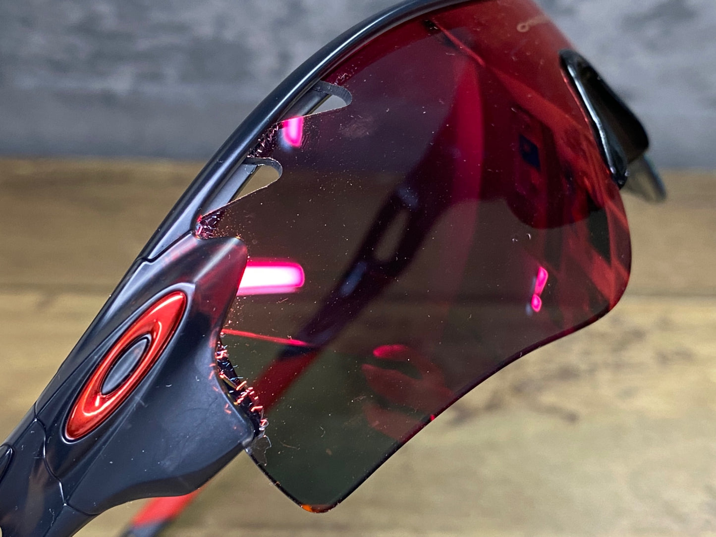 IY462 オークリー Oakley RADAR LOCK アイウェア サングラス 黒 ※レンズ傷