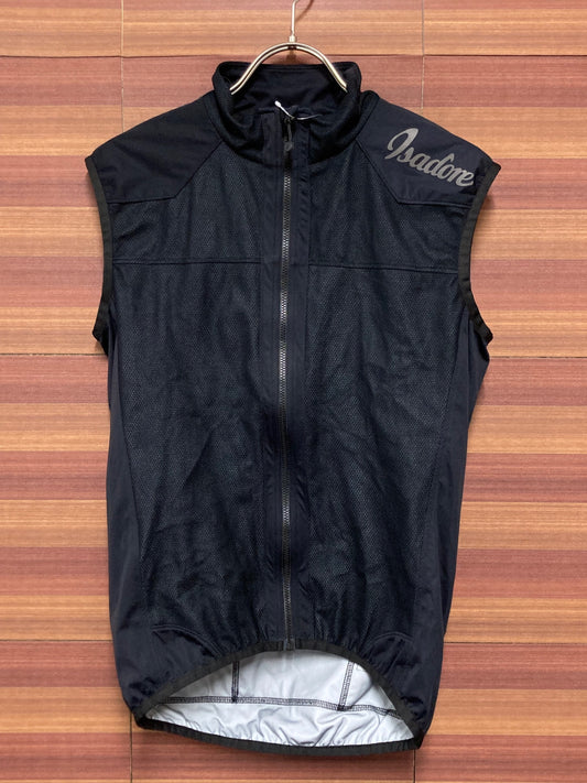 IQ726 イザドア Isadore ジレ サイクルベスト 黒 XS