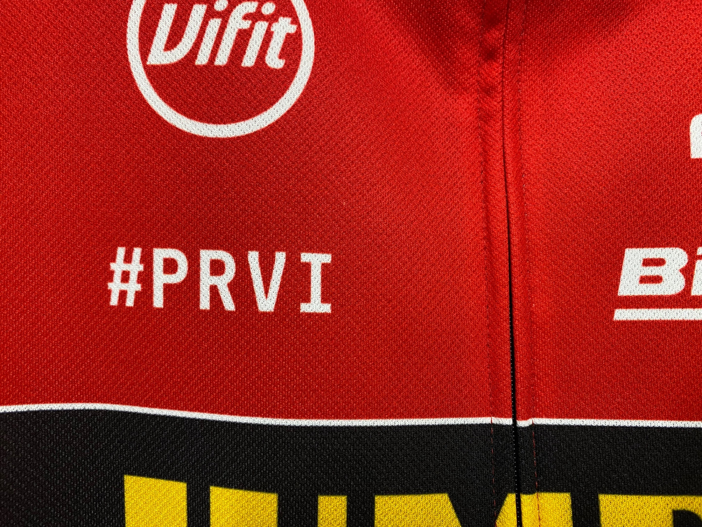 IV587 AGU 半袖サイクルジャージ 赤 L JUMBO VISMA