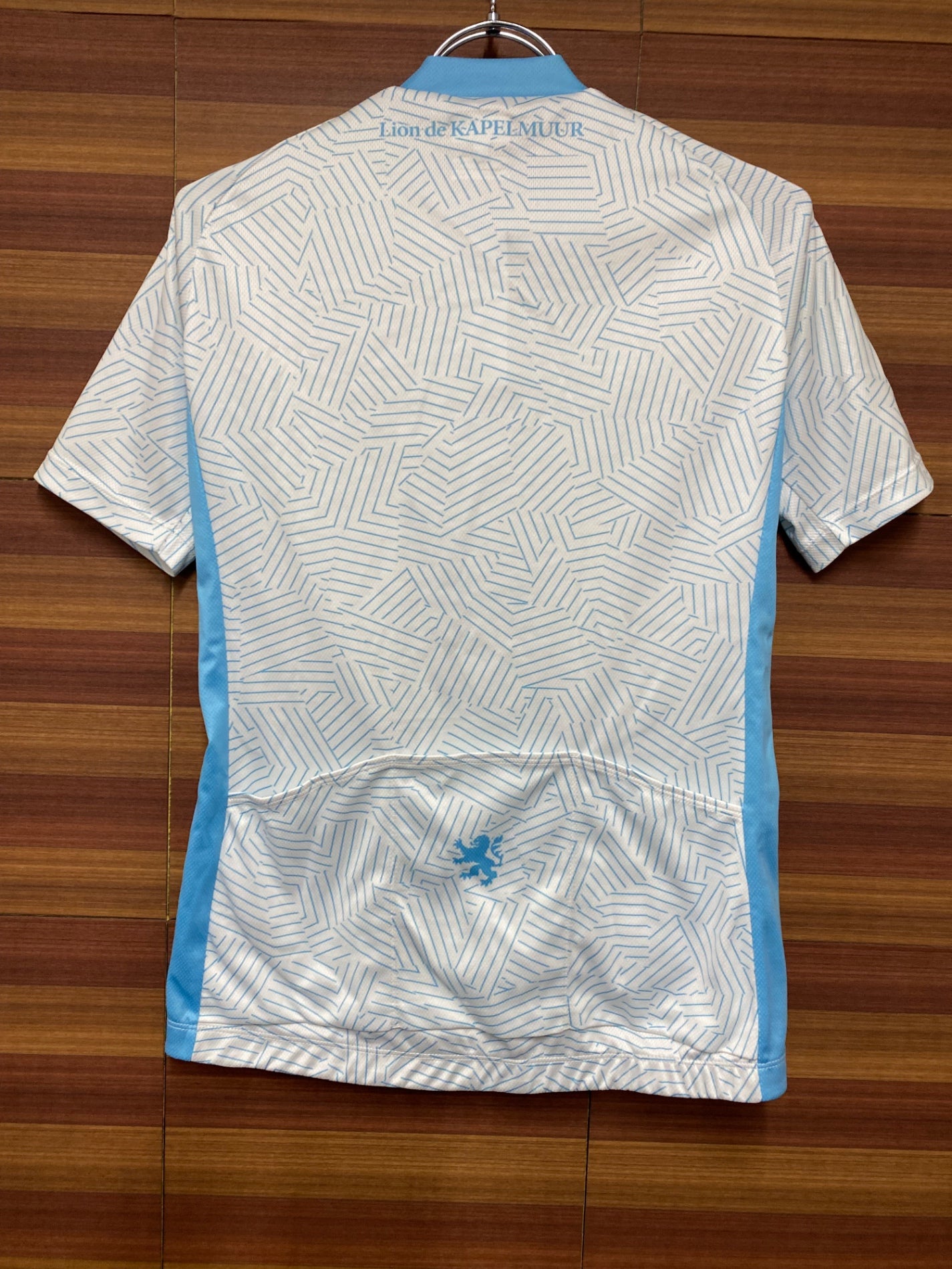 IM469 リオンドカペルミュール Lion de KAPELMUUR 半袖 サイクルジャージ 38 白