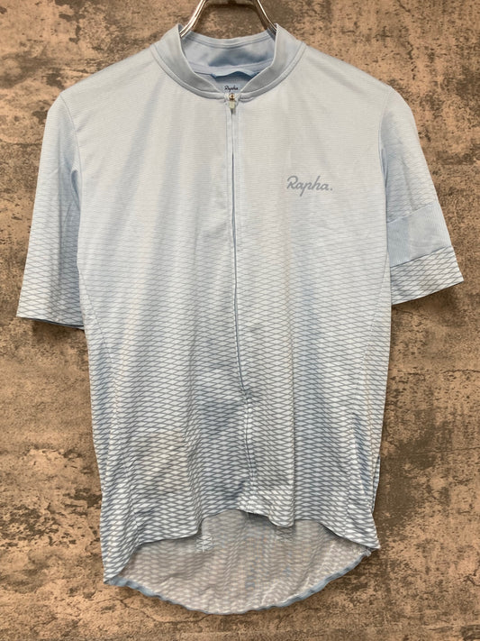 IX933 ラファ Rapha CLASSIC FLYWEIGHT JERSEY LINE FADE 半袖サイクルジャージ 水色 M