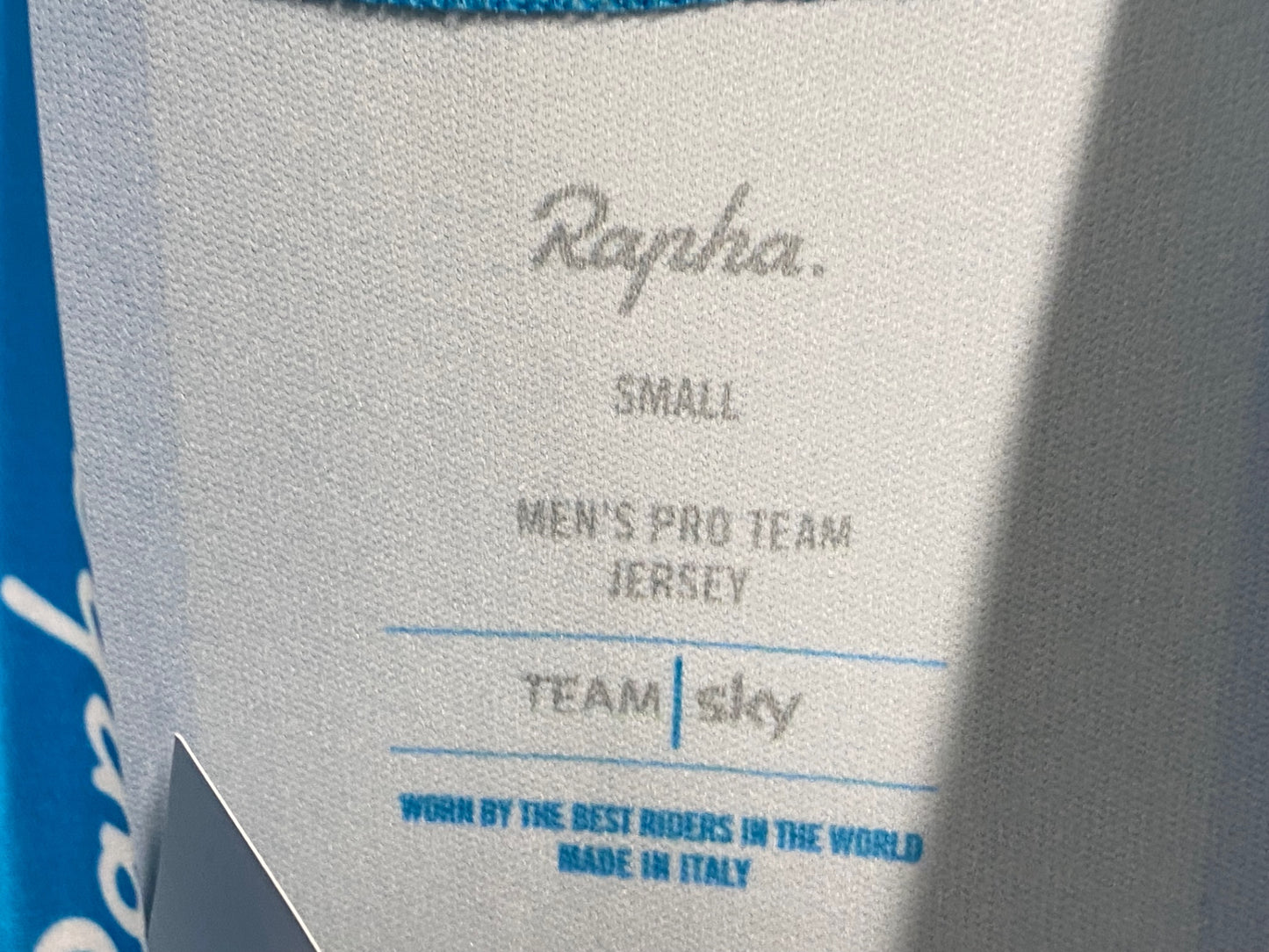 JC811 ラファ Rapha MEN'S PRO TEAM JERSEY 半袖 サイクルジャージ 水色 S TEAM sky