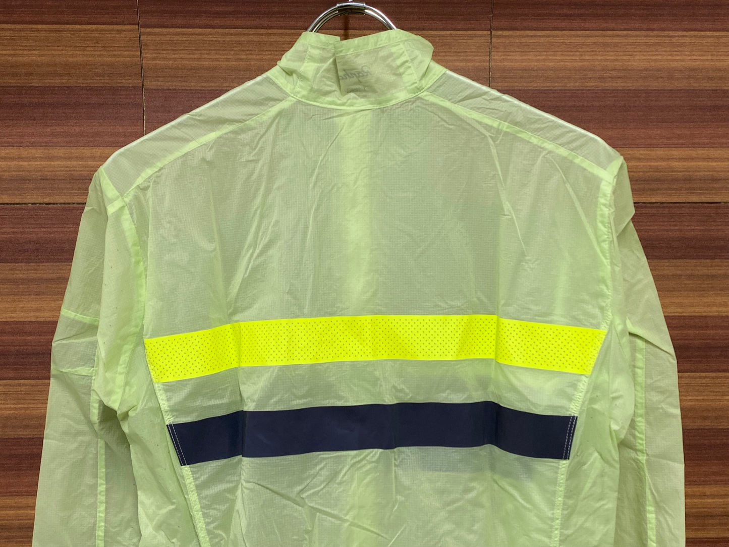 IT644 ラファ Rapha BREVET FLYWEIGHT WIND JACKET 長袖 ウィンドブレーカー 黄緑 XS