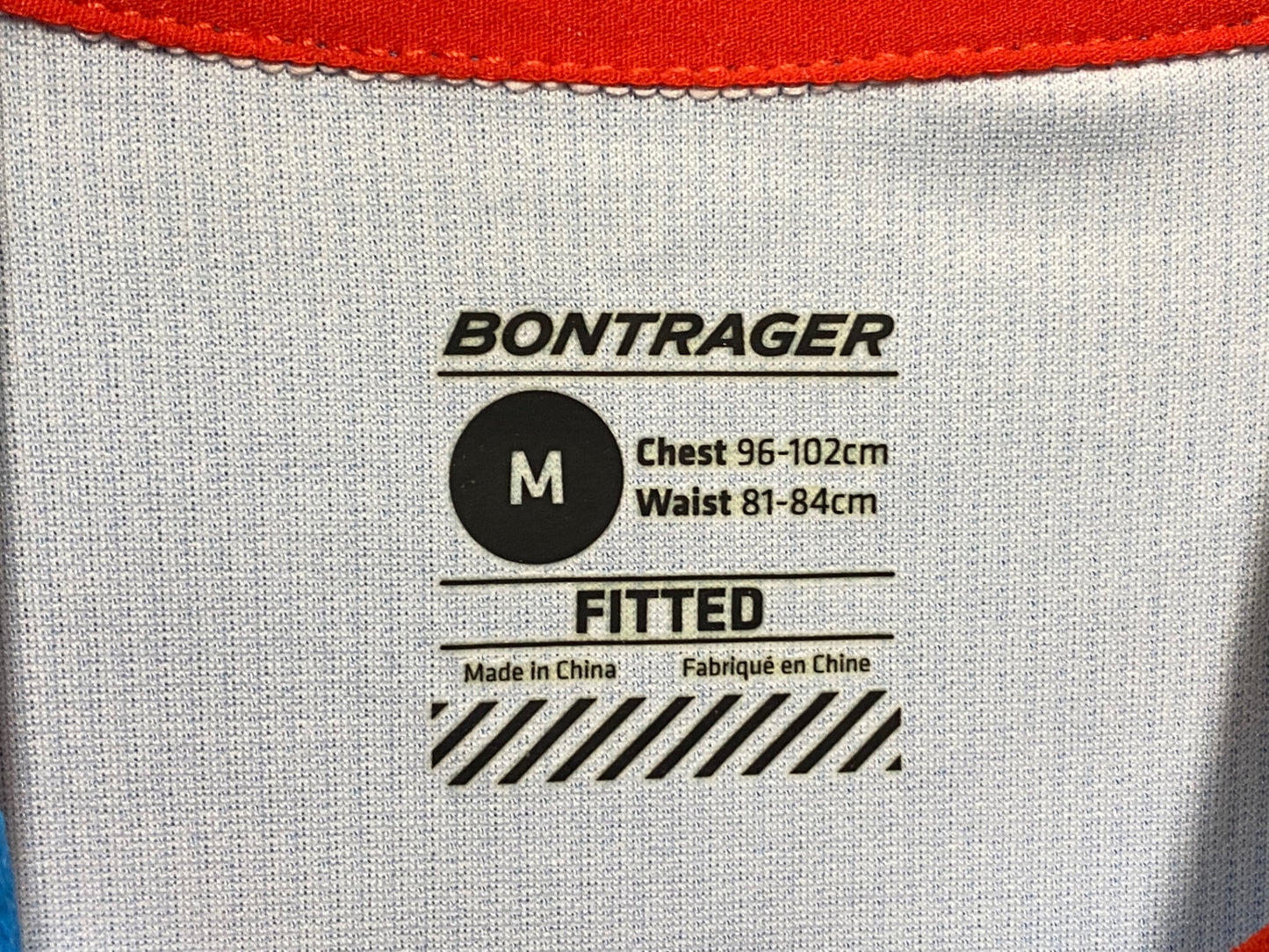 IT491 ボントレガー BONTRAGER 長袖 サイクルジャージ 水色 ドット M