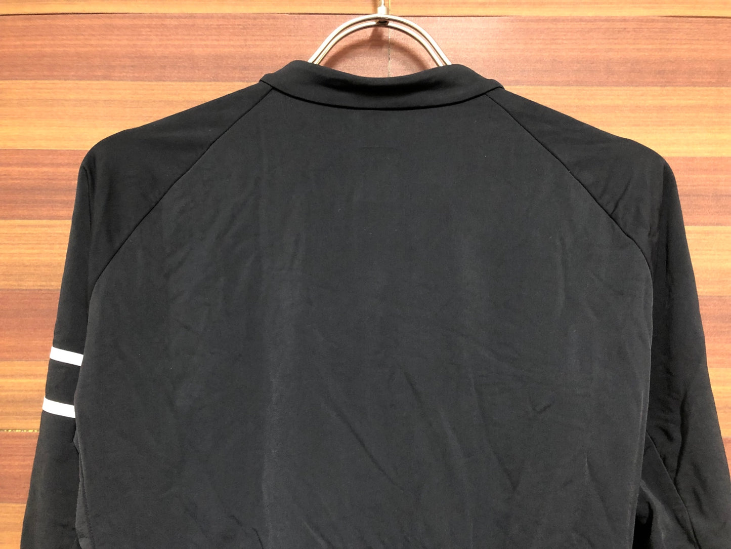 IO708 ヴァーテックス VERTEX 長袖 サイクルジャージ 黒 S 裏起毛