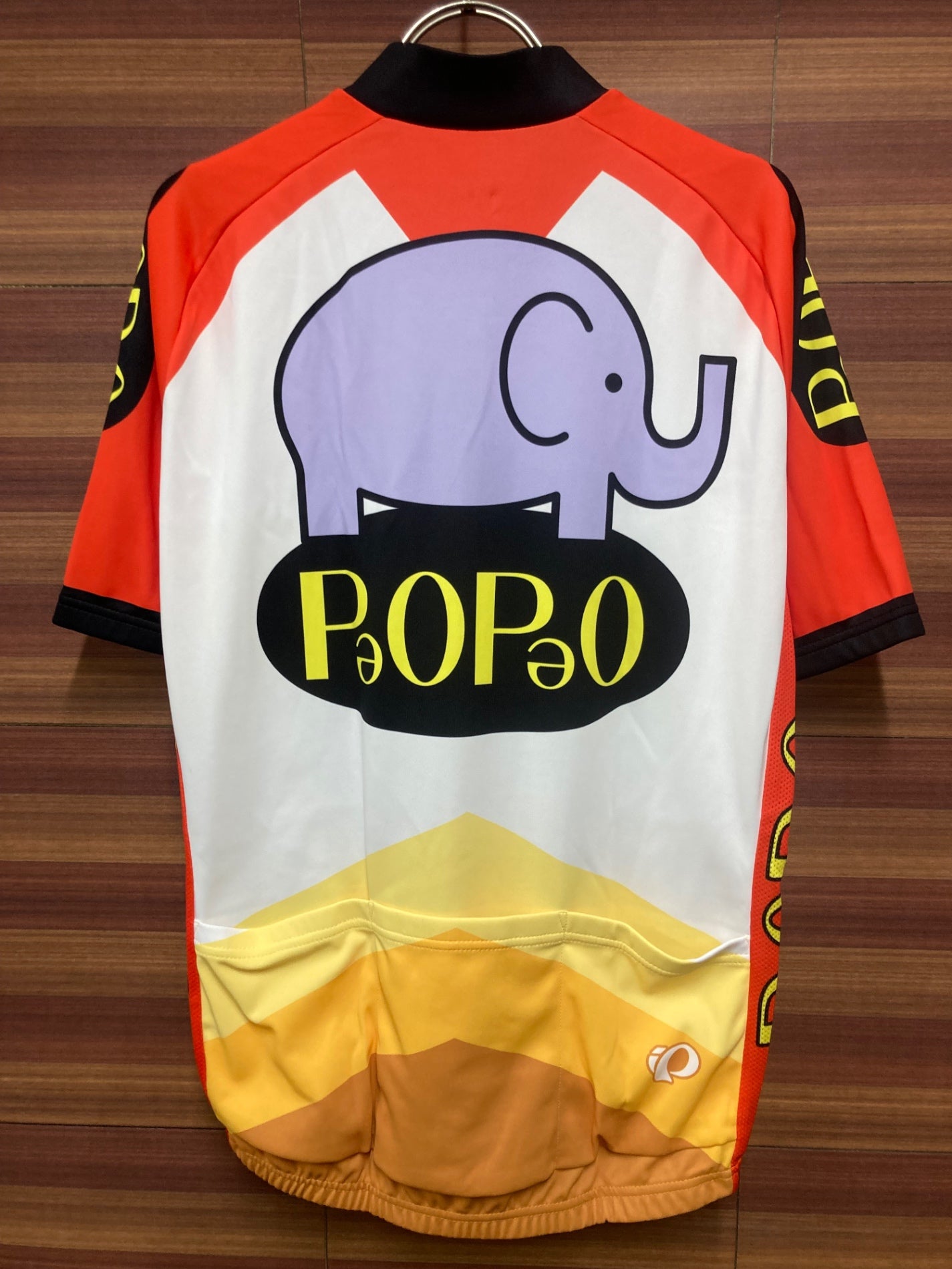 IP644 パールイズミ PEARL IZUMI PAOPAO 半袖 サイクルジャージ 白 XLサイズ