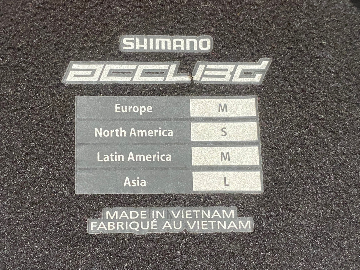 JC091 シマノ SHIMANO ACCU3GR 長袖 サイクルジャケット 黒 白 L