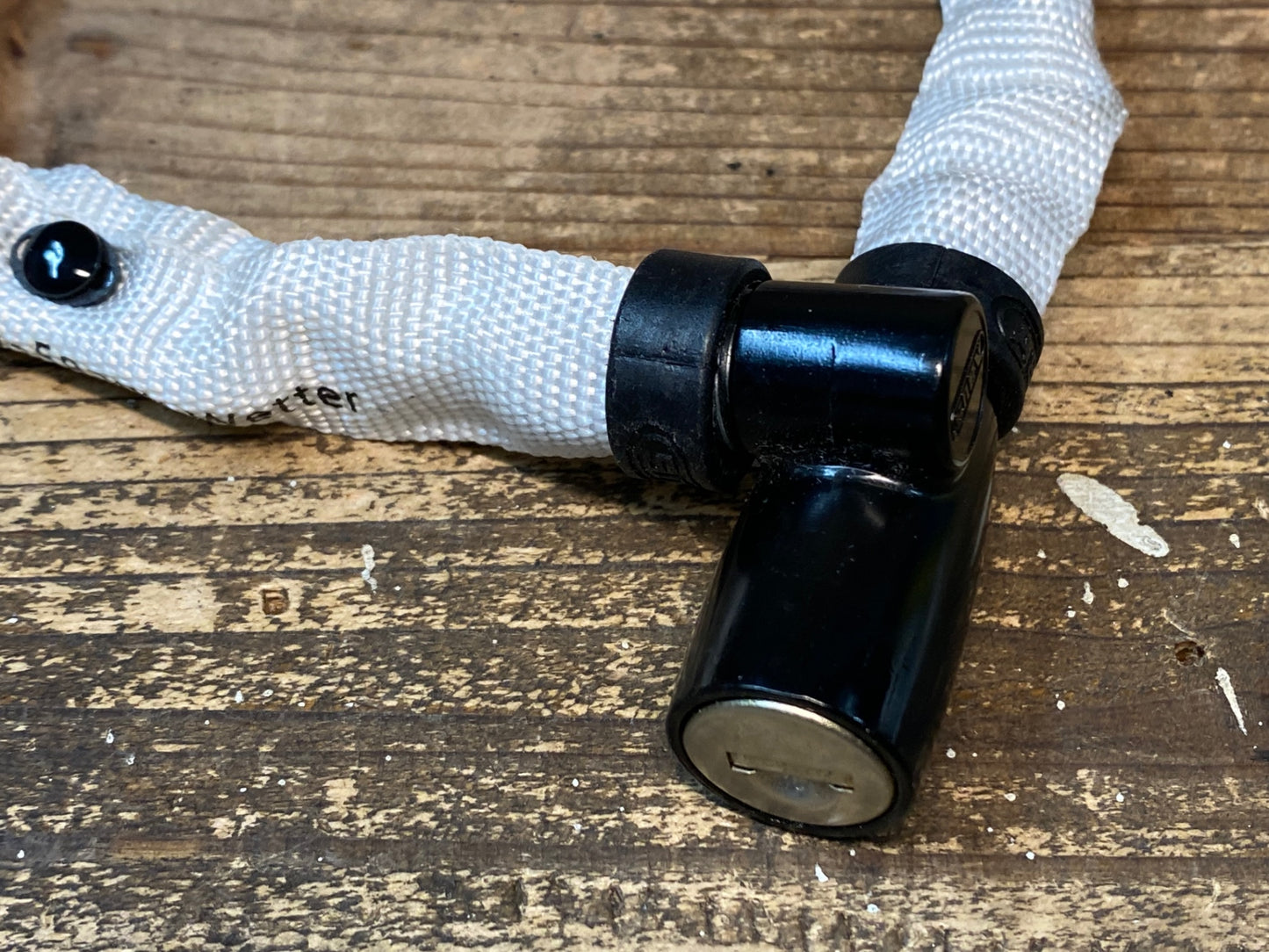 IX235 アブス ABUS D-58292 Wetter チェーンキー 鍵 白