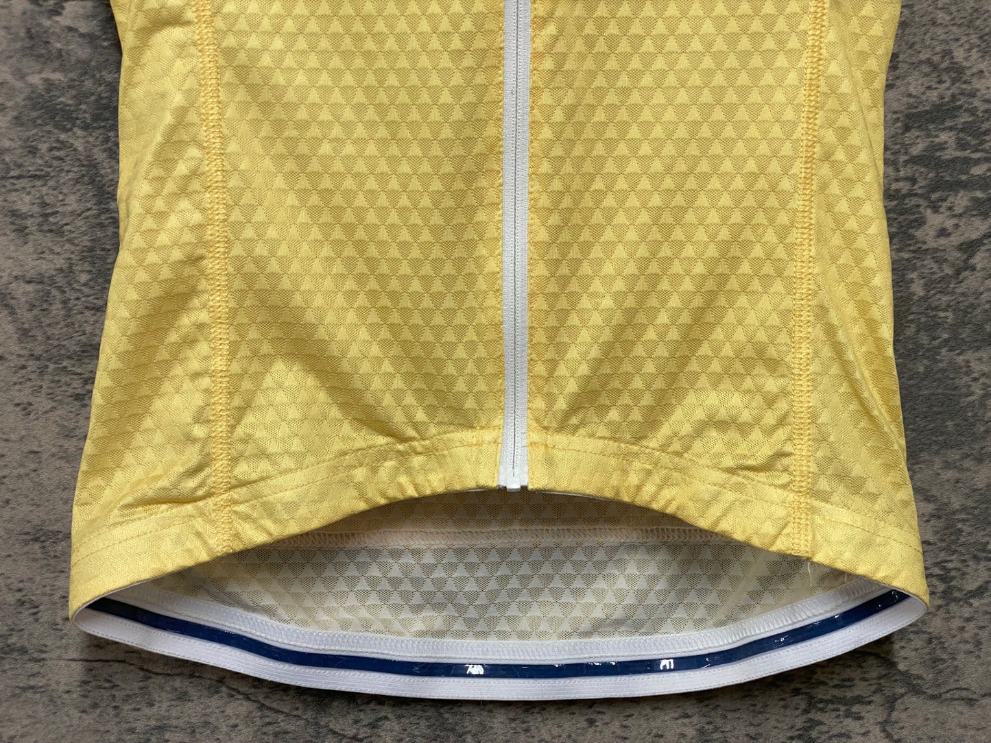 JE022 カフェドシクリステ CAFE DU CYCLISTE Micheline 半袖 サイクルジャージ 黄 XS レディース