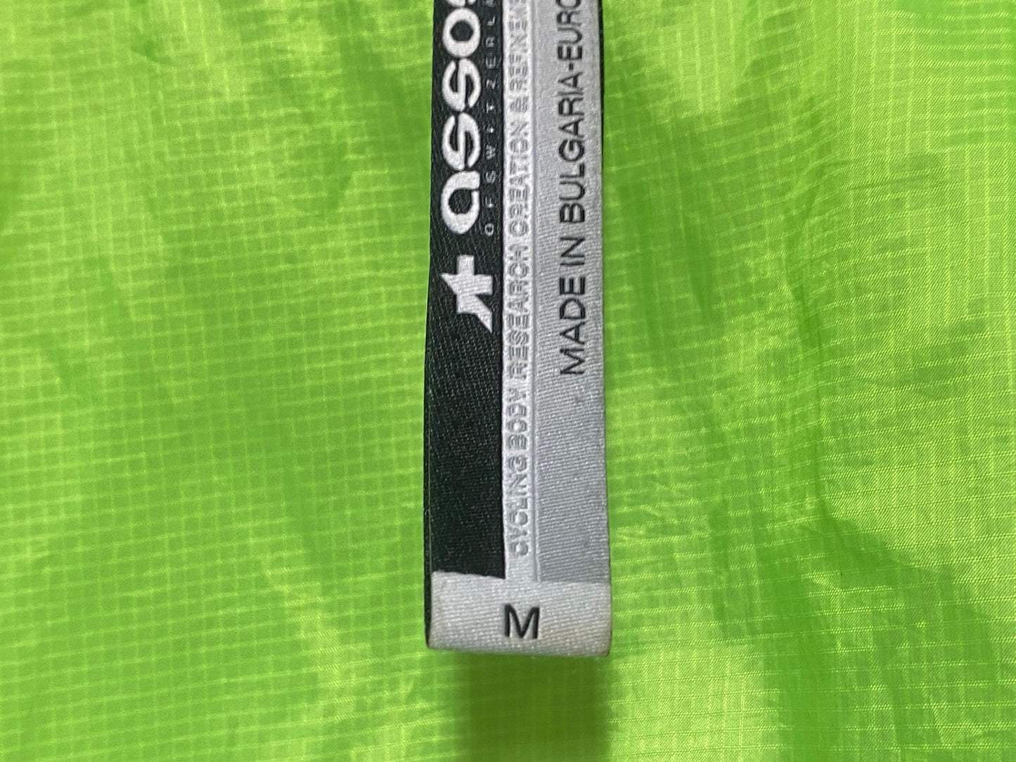 JA397 アソス assos MILLE GT Wind Vest サイクルベスト ジレ 黄 M