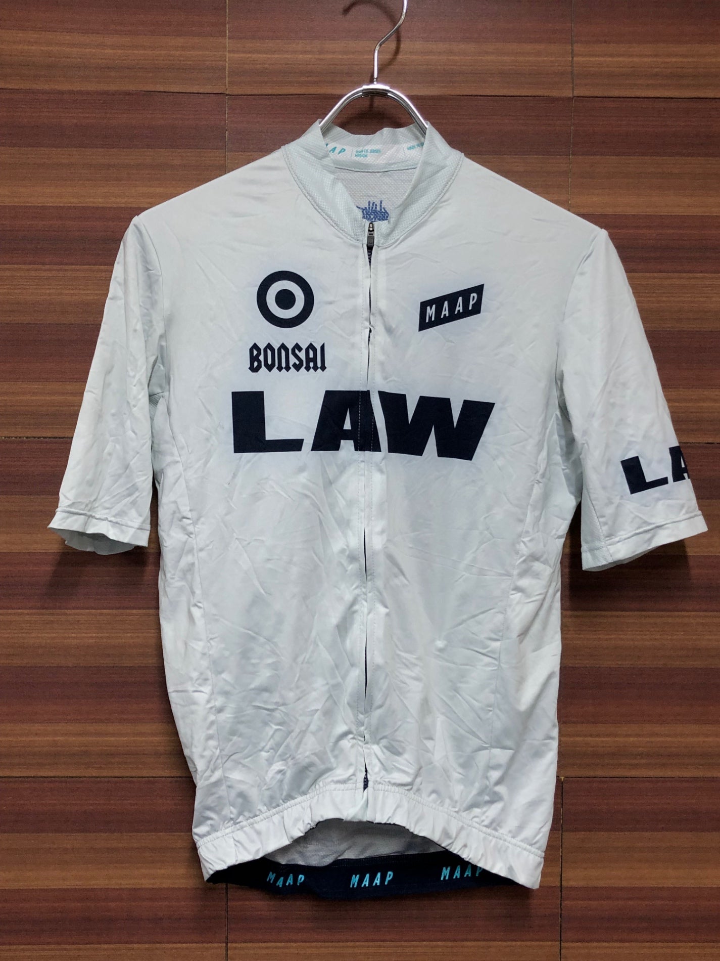 IO889 マープ MAAP TEAM FIT 半袖サイクルジャージ 薄緑 Mサイズ