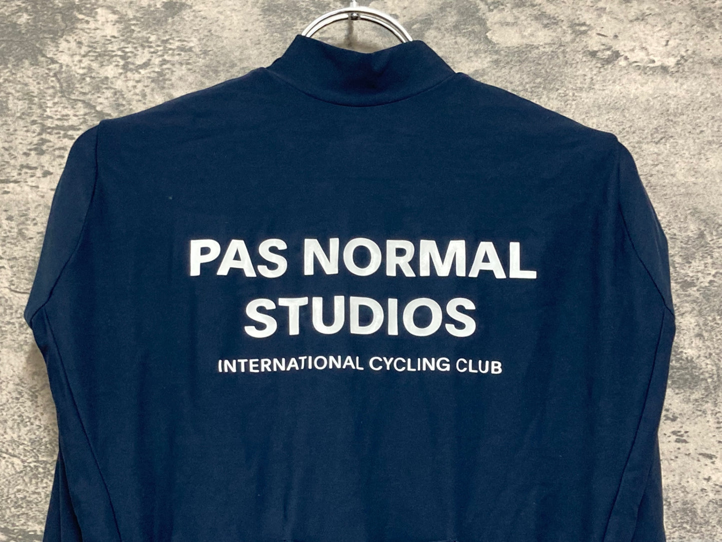IY137 パスノーマルスタジオ PAS NORMAL STUDIOS 長袖 サイクルジャージ S ネイビー