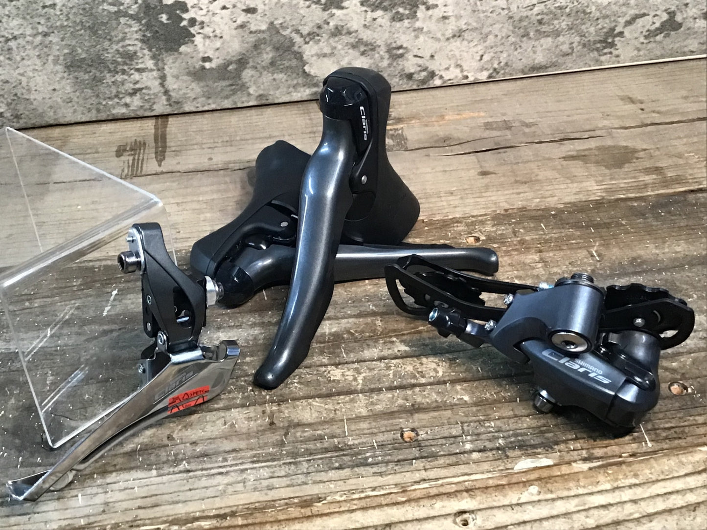 IA696 シマノ SHIMANO クラリス CLARIS 変速3点セット ST-R2000 RD-R2000 FD-R2000