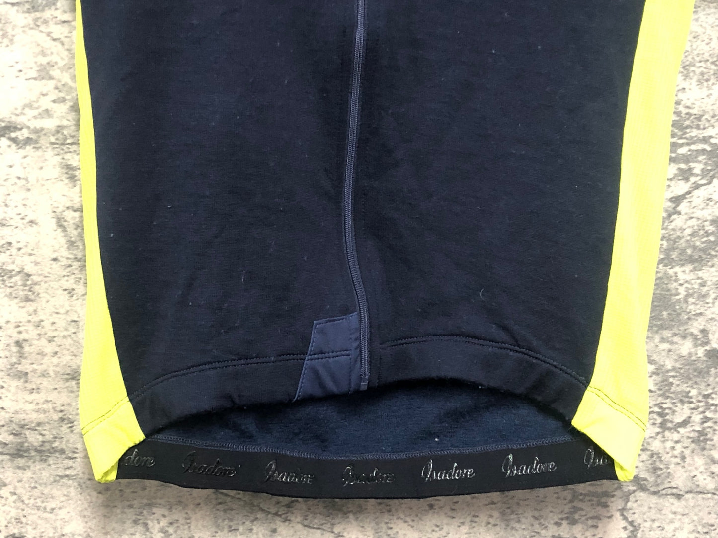 IU442 イザドア Isadore 半袖 サイクルジャージ 紺 黄 S