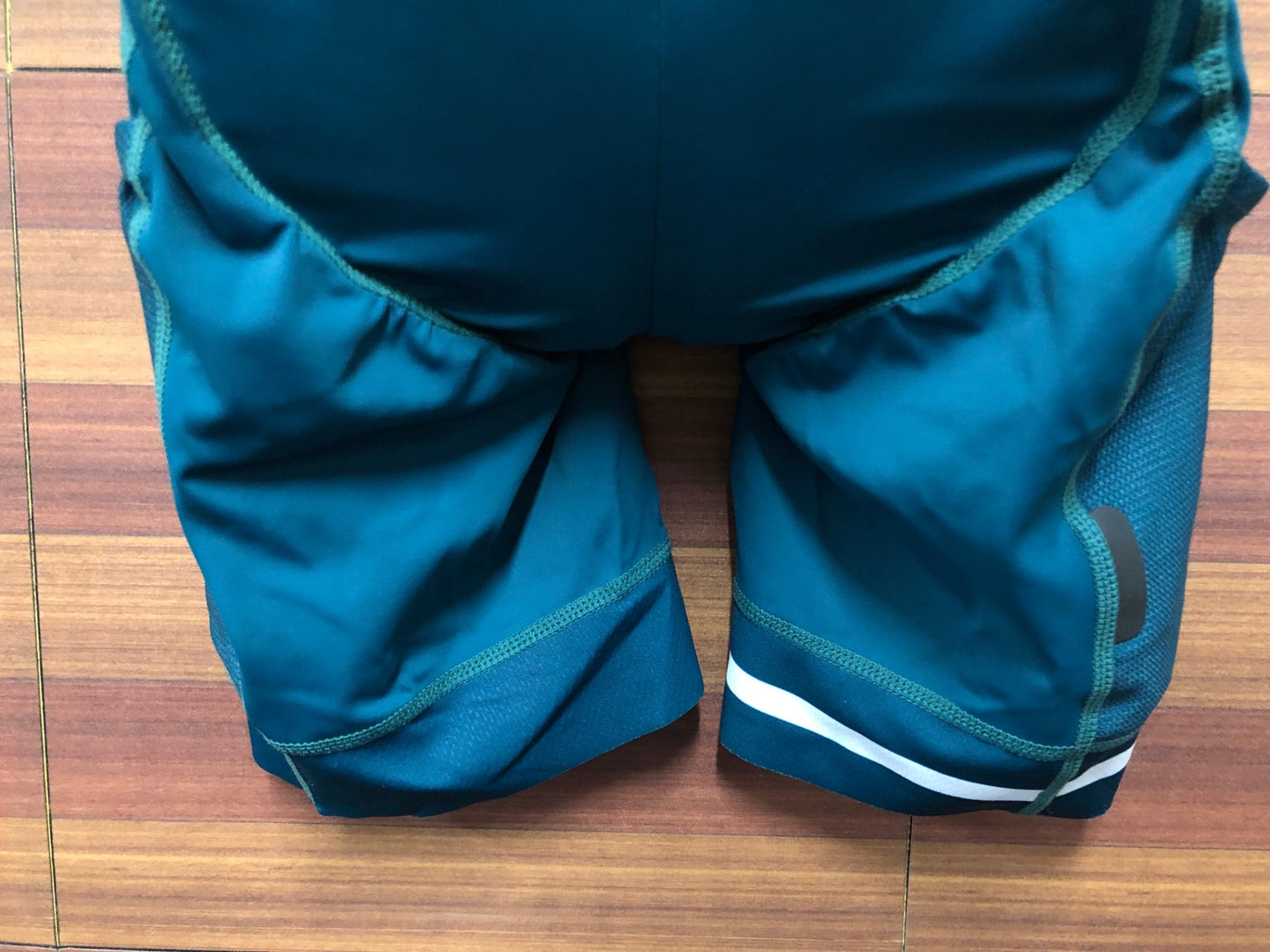 IP960 モーゼン morethan カーゴ ビブショーツ 深緑 黒 S