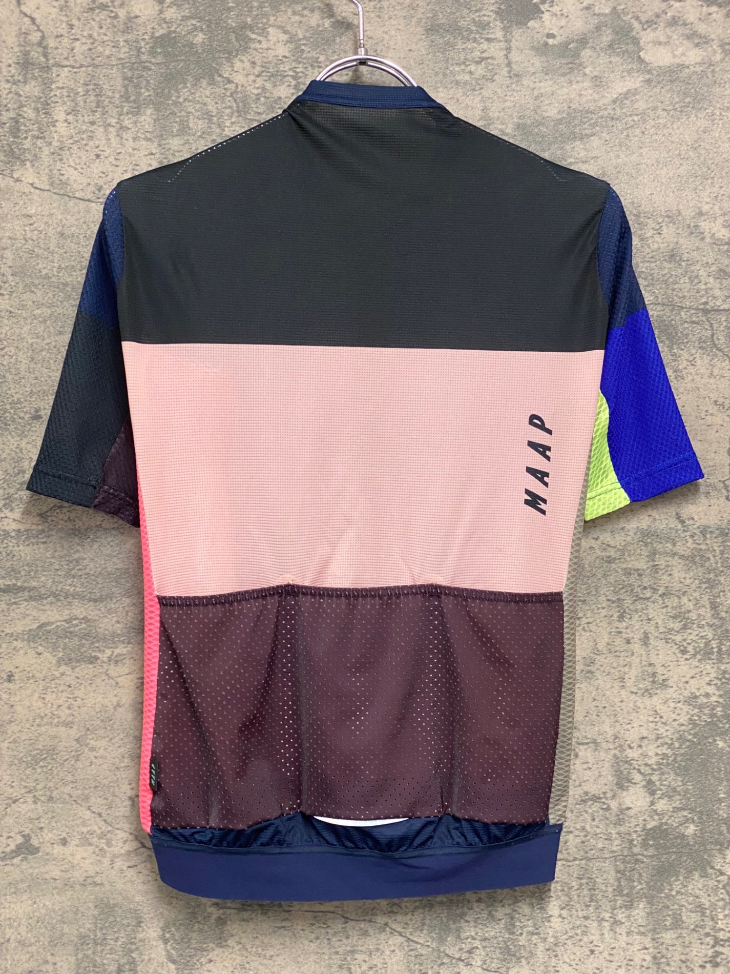 JA389 マープ MAAP WOMEN'S PRO FIT JERSEY 半袖 サイクルジャージ 紺 黒 S レディース