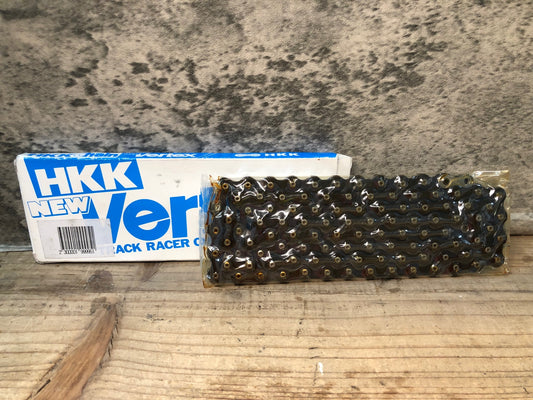 IP832 HKK Vertex TRACK RACER CHAIN 厚歯 シングル チェーン NJS トラック ピスト用 ブルーブラック