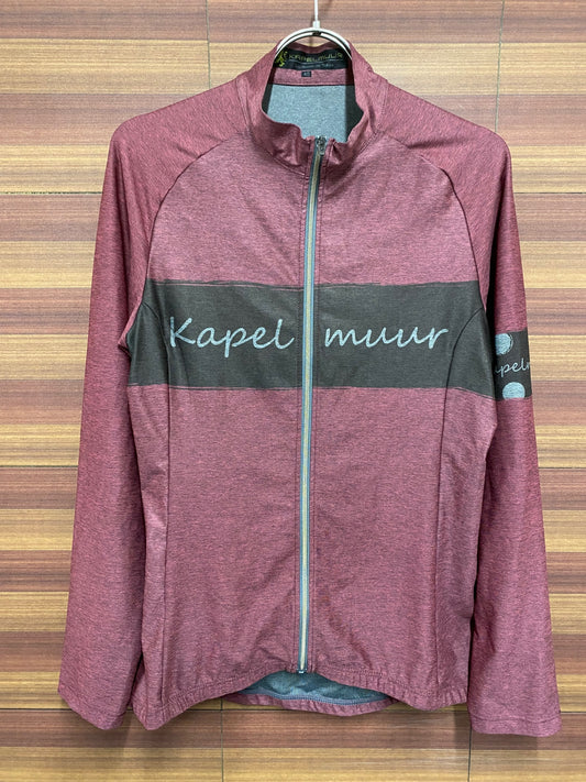 IP337 カペルミュール KAPELMUUR 長袖 サイクルジャージ ワインレッド 40