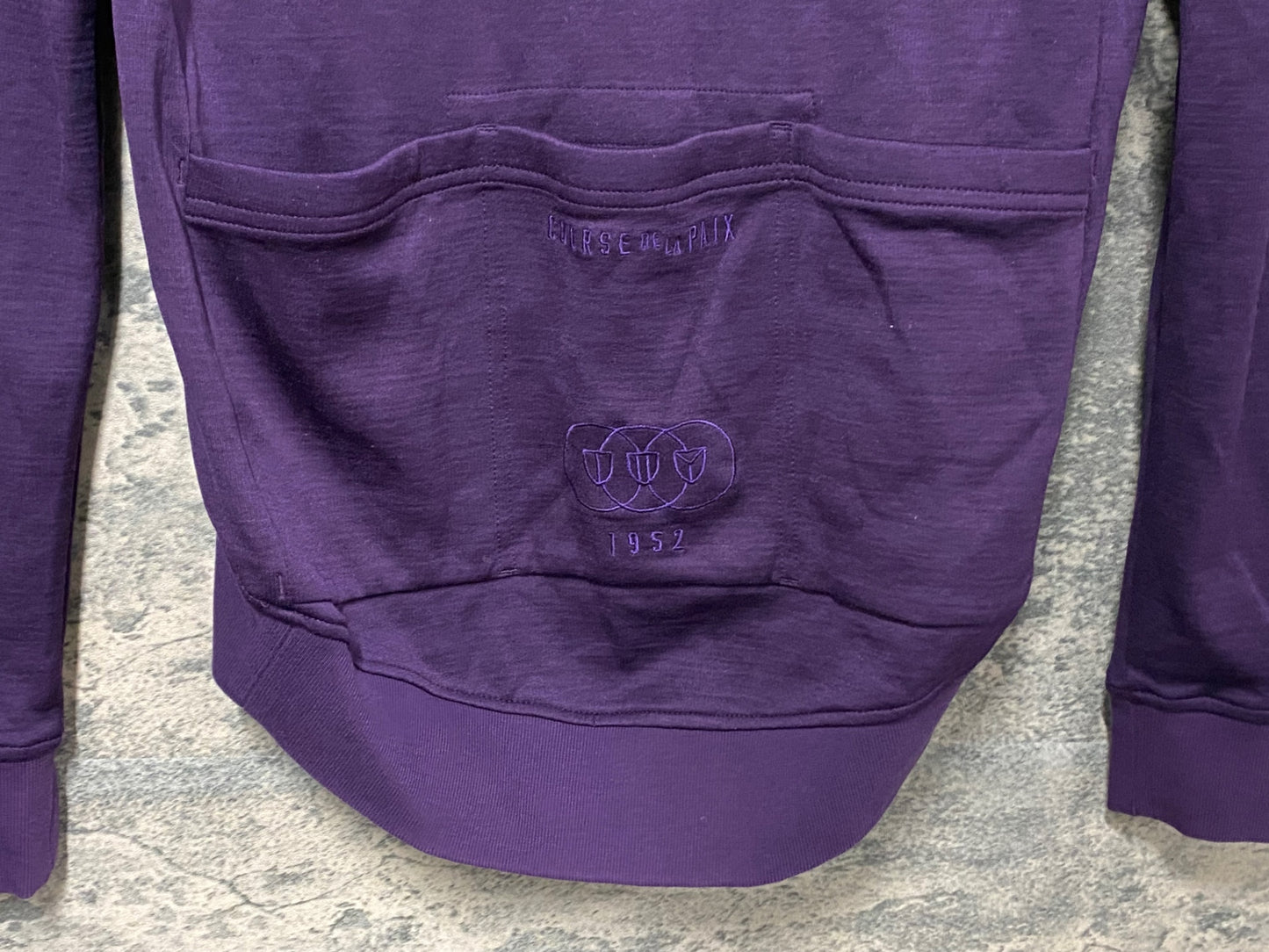 JB754 ラファ Rapha PEACE RACE JERSEY 長袖 サイクルジャージ 紫 M