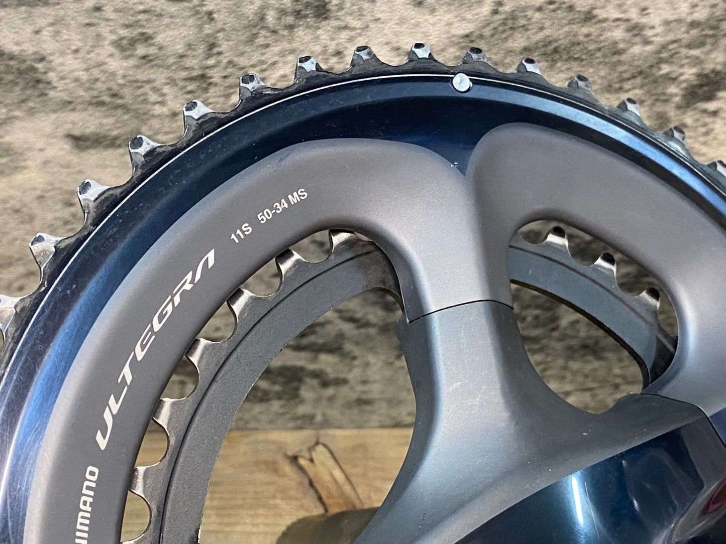 JB561 シマノ SHIMANO アルテグラ ULTEGRA FC-R8000 クランクセット 170mm 50/34T リコール対象外 刻印"RJ "