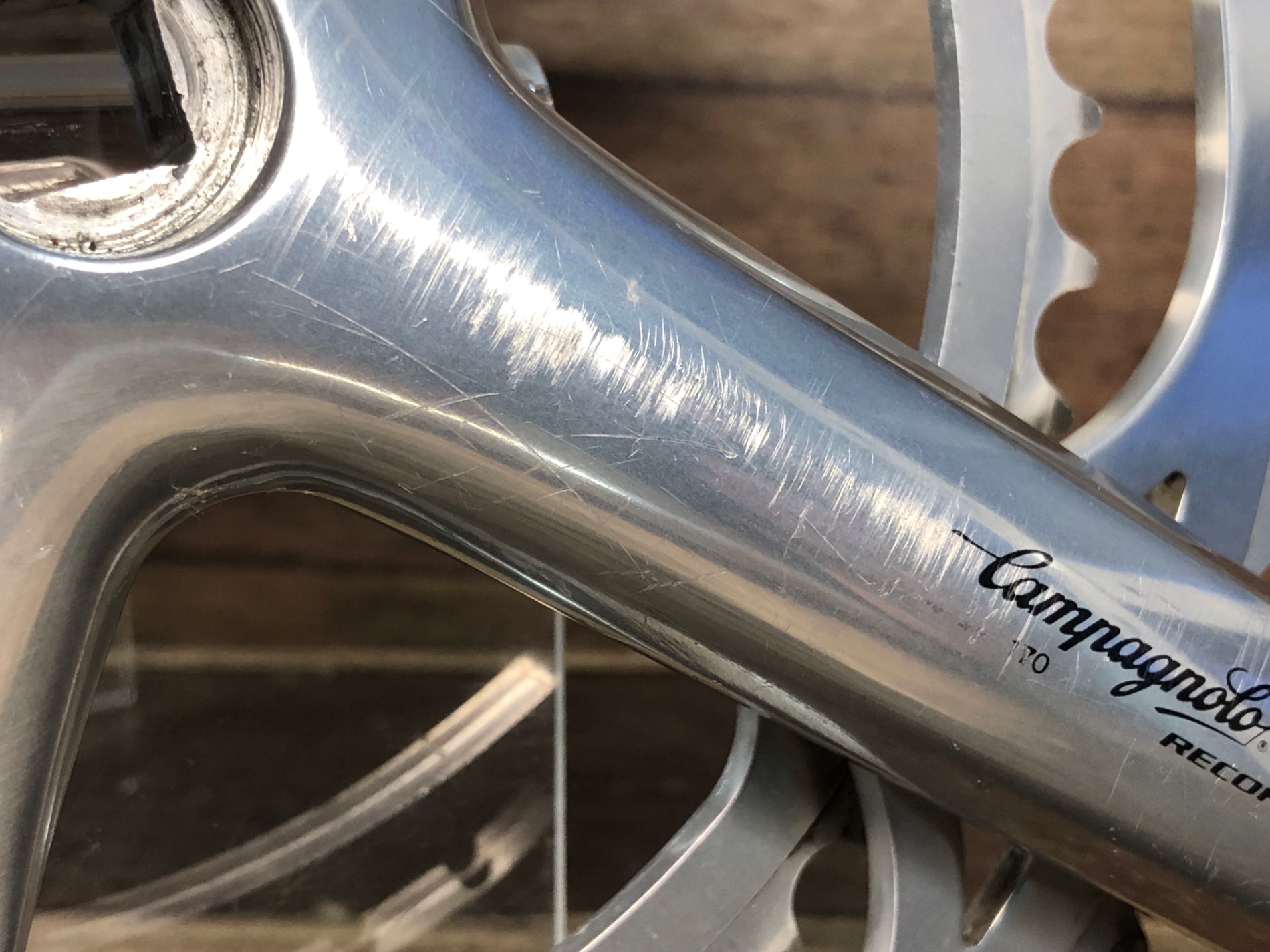 IC072 カンパニョーロ CAMPAGNOLO レコード RECORD クランクセット 170mm 53/42T 9S