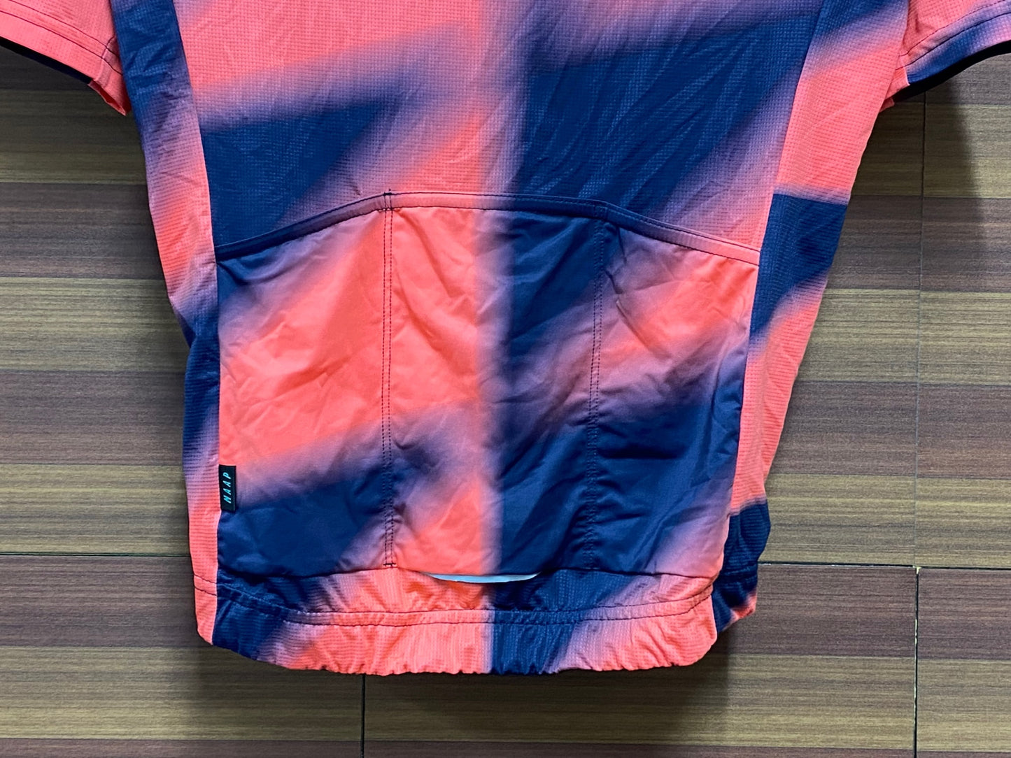 IU392 マープ MAAP PRO FIT JERSEY 半袖 サイクルジャージ ピンク 紺 S TRINITY